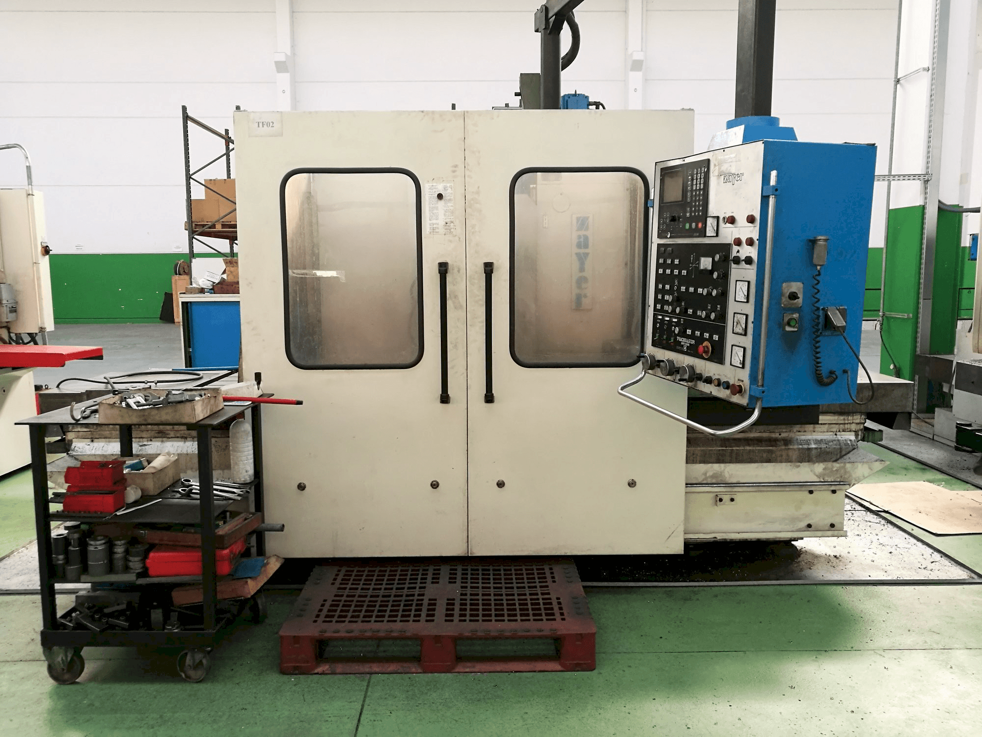 Vista Frontal da Zayer 3000 AF3 máquina