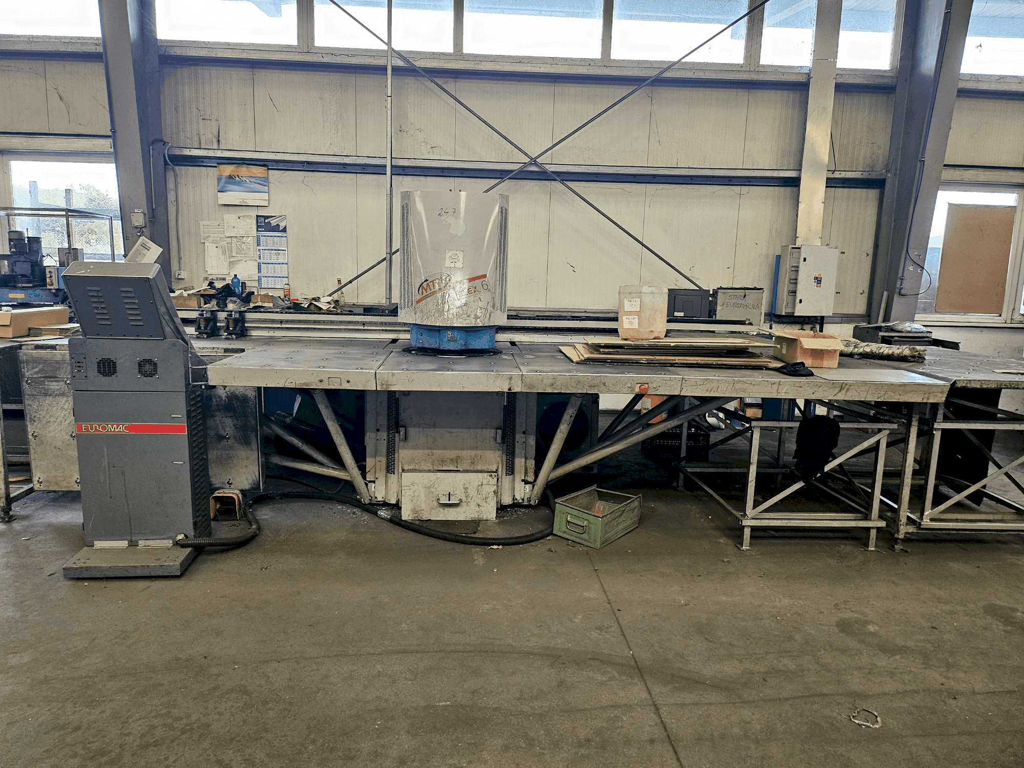 Vista Frontal da Euromac MTX Flex 6 máquina