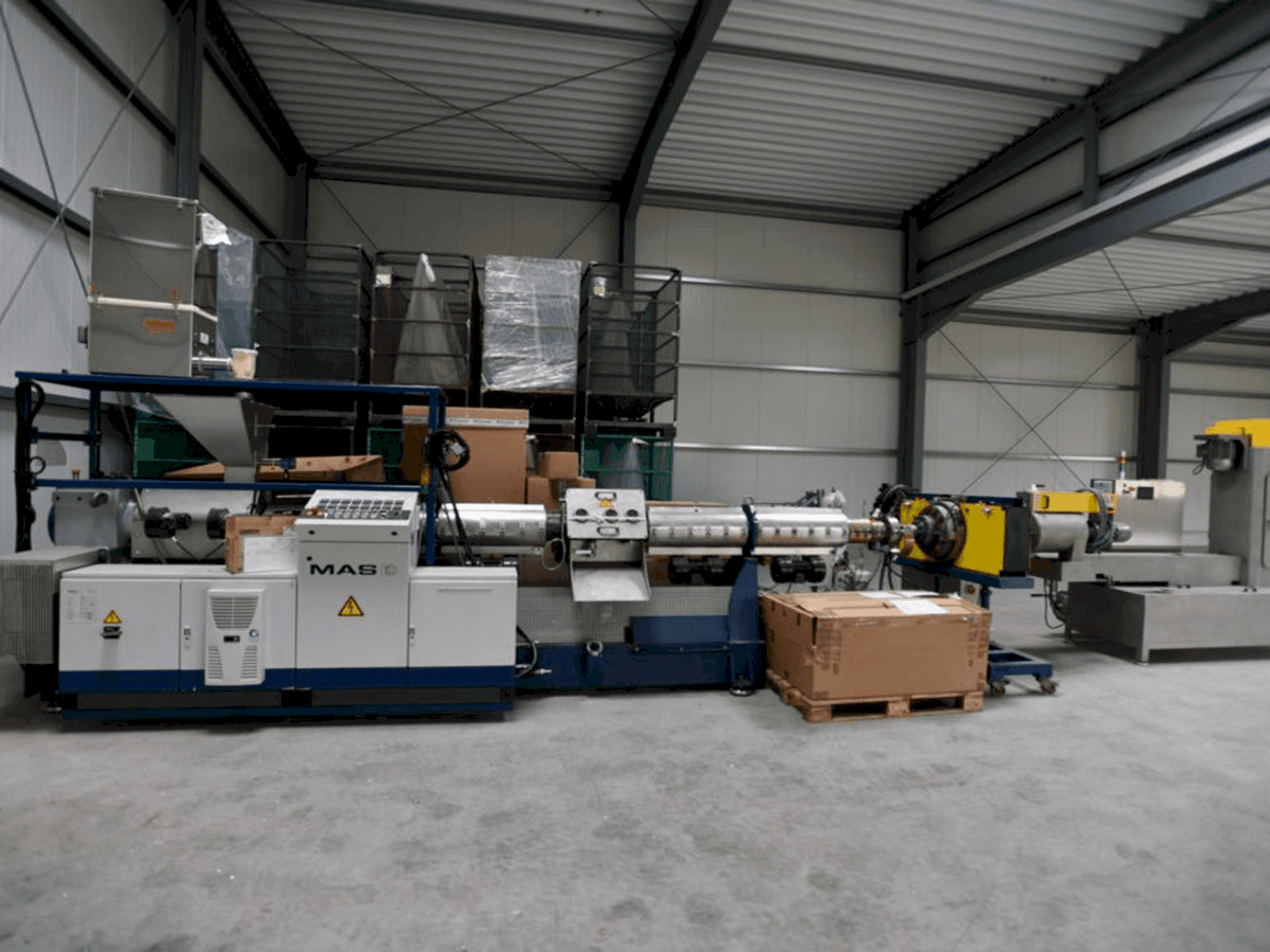 Vista Frontal da MAS 120E máquina