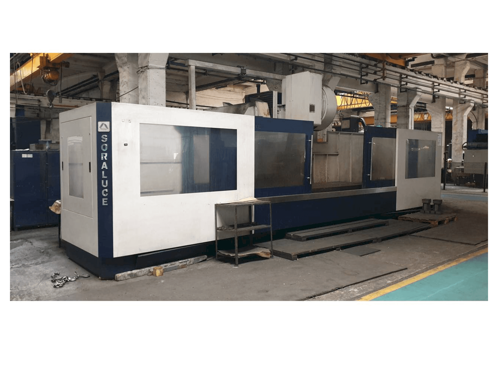 Vista Frontal da Soraluce TA 35 máquina