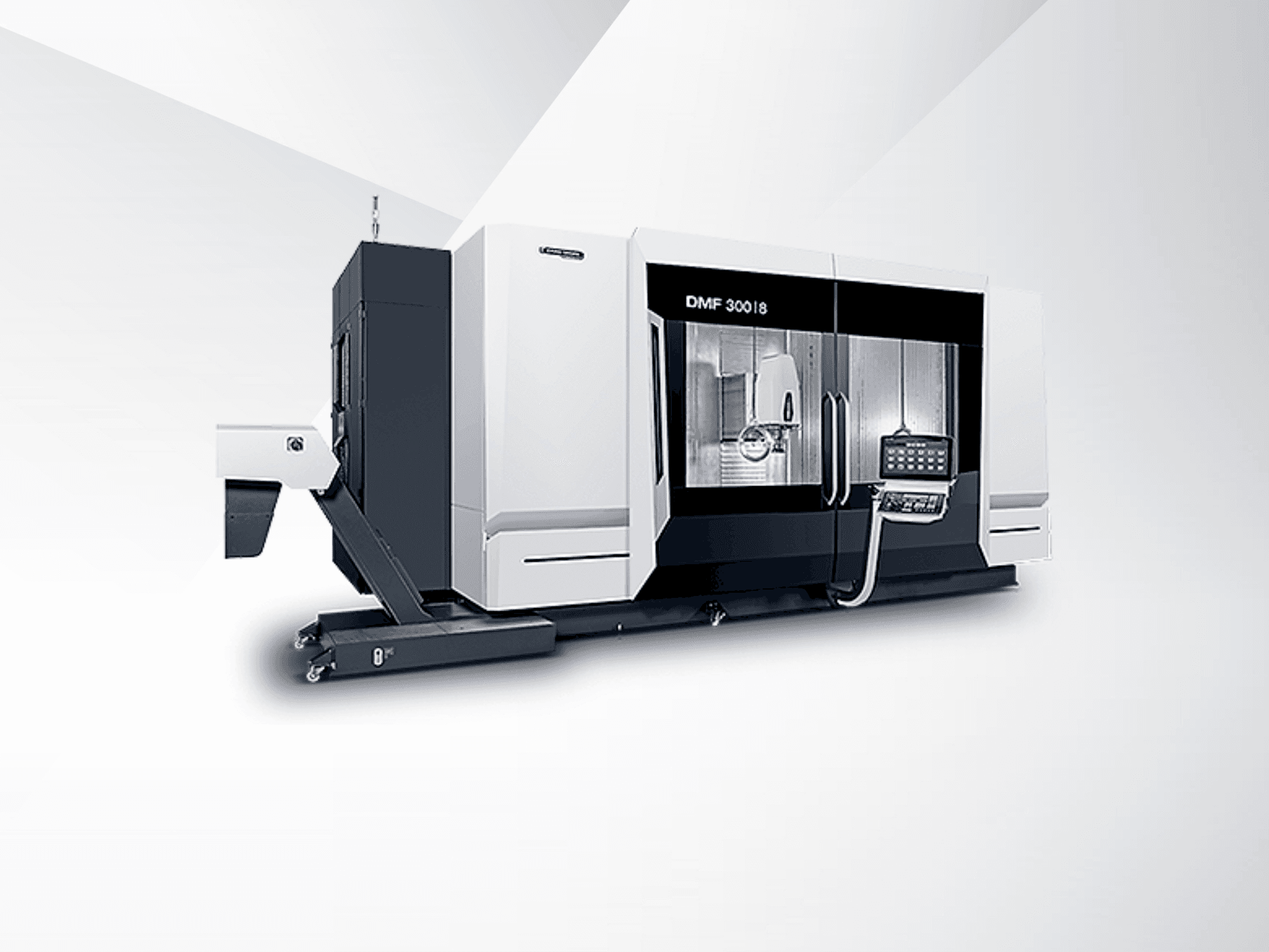 Vista Frontal da DMG MORI DMF 300-8 máquina