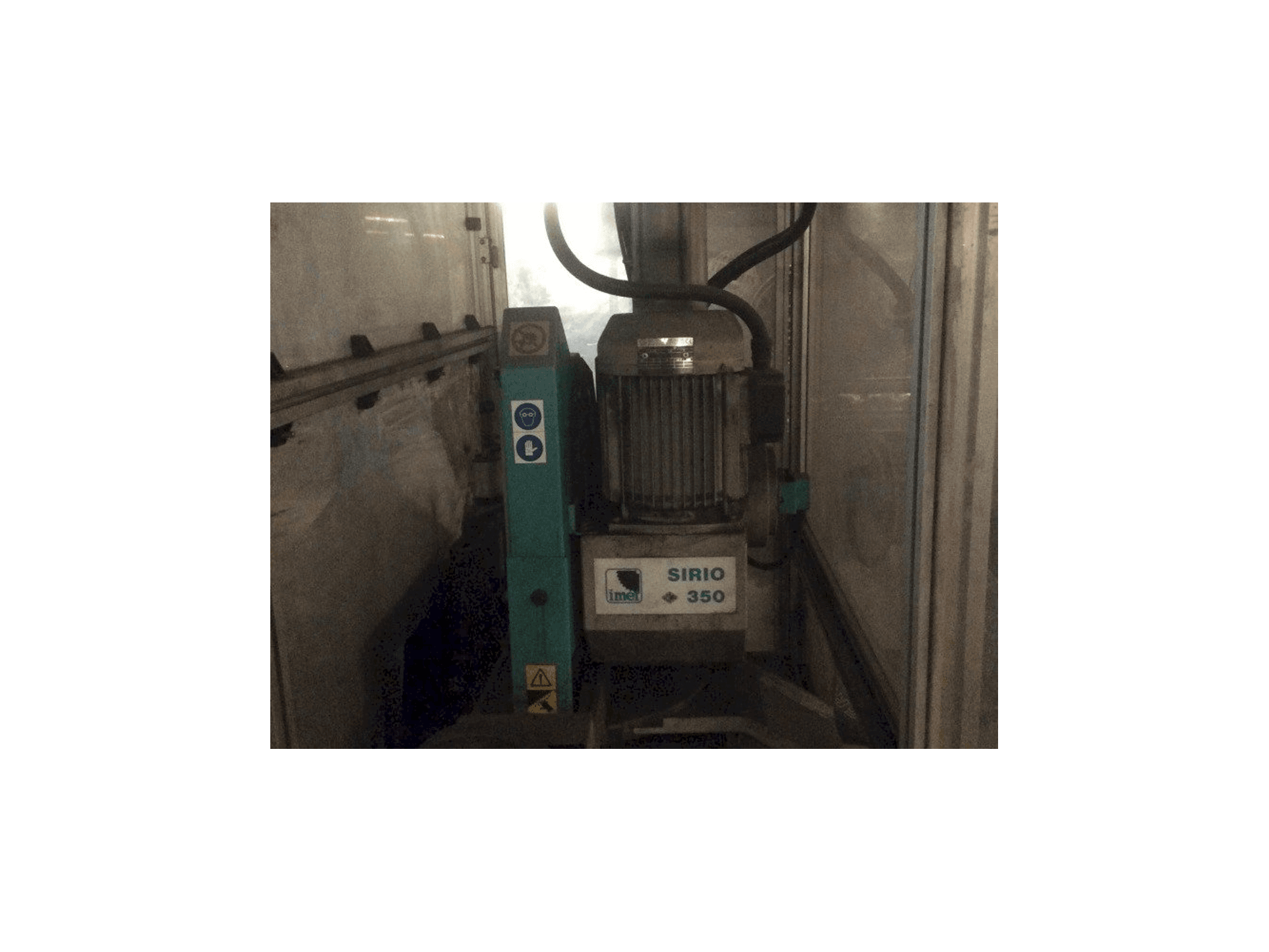 Vista Lateral Esquerda da Imet Sirio 350 AF-E máquina