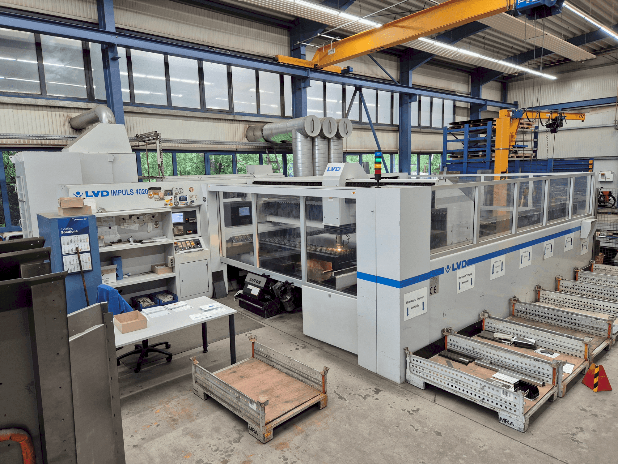 Vista Frontal da LVD Impuls 4020 máquina