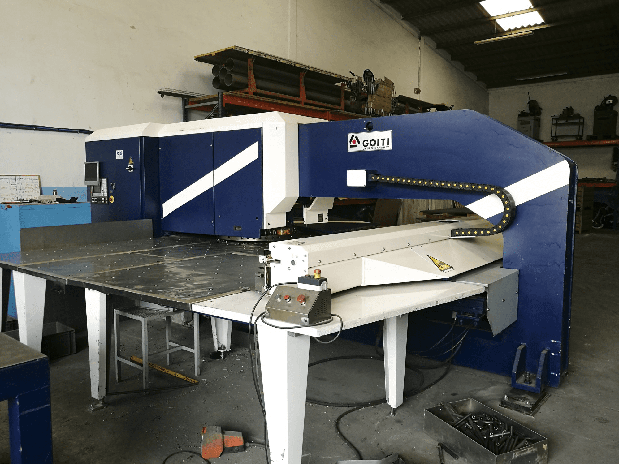 Vista Direita da GOITI PGA-2 máquina