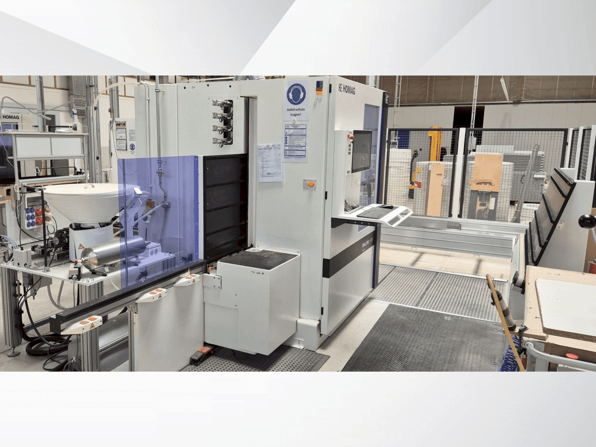 Vista Frontal da HOMAG DRILLTEQ V-500 máquina