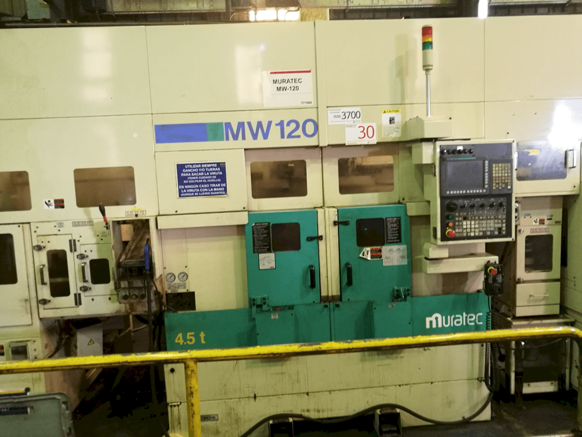 Vista Frontal da Muratec MW120 máquina