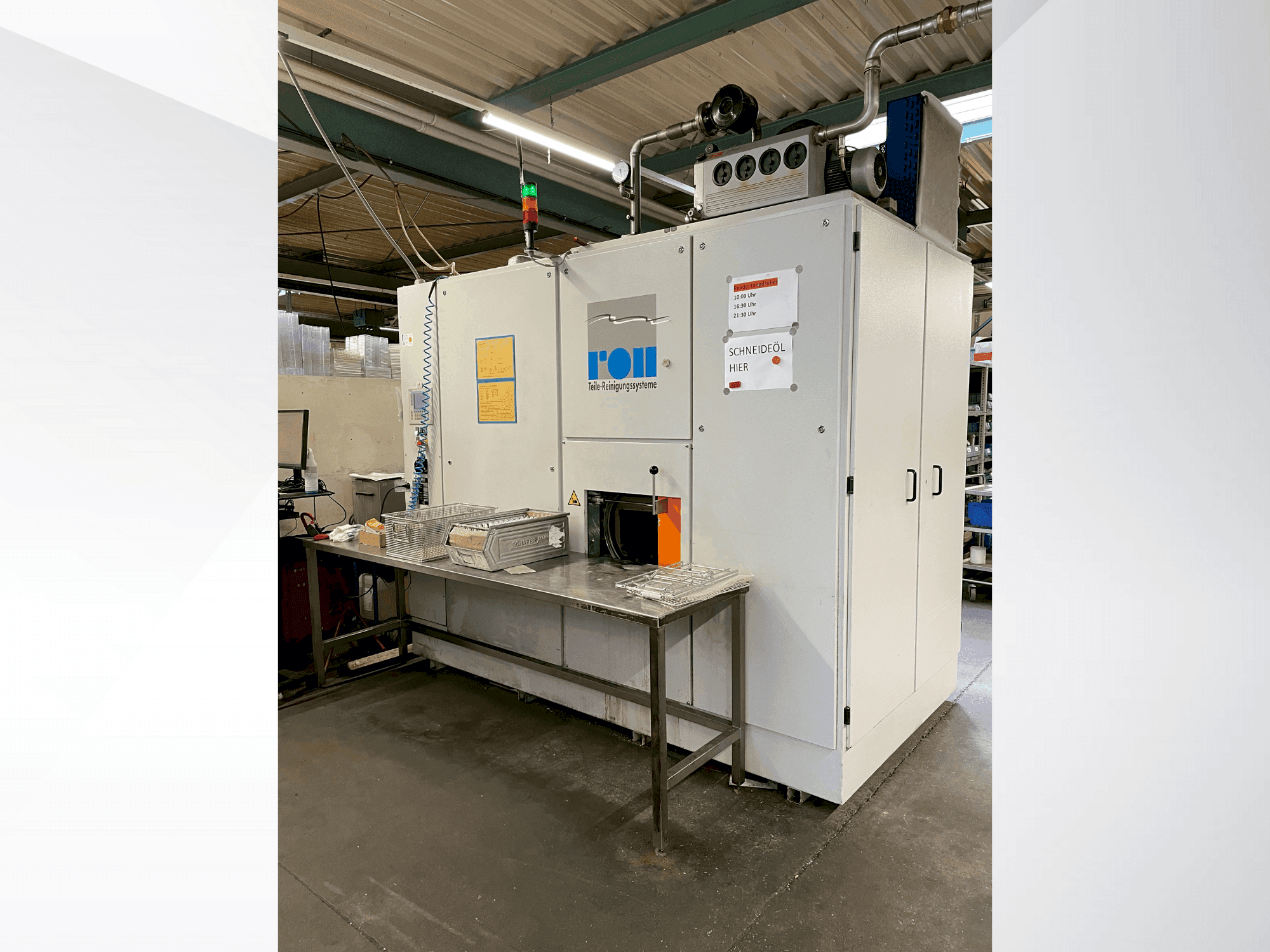 Vista Frontal da ROLL RCTS advantage máquina