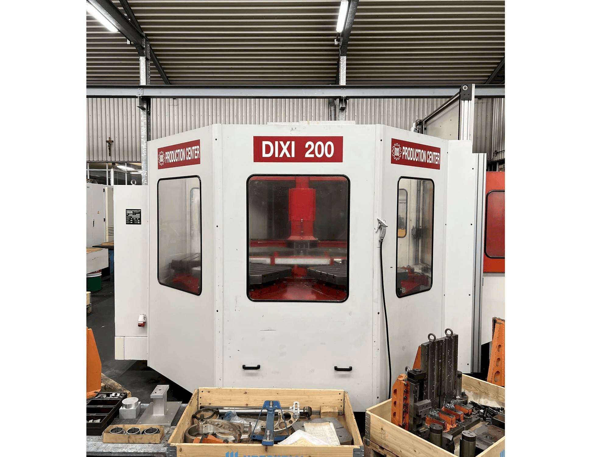 Vista Frontal da DIXI 200 máquina