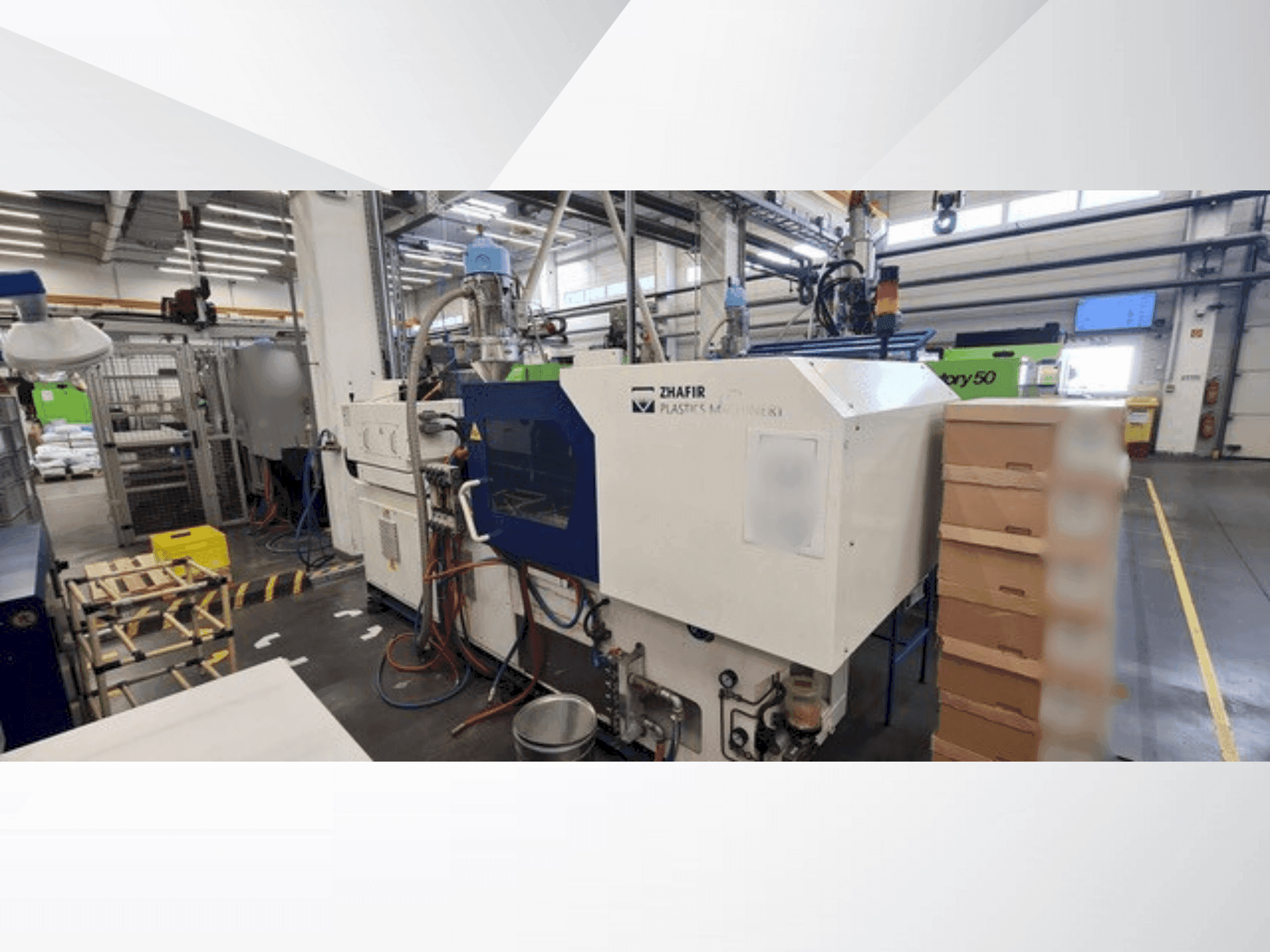 Vista Frontal da Zhafir VE 400/80 máquina