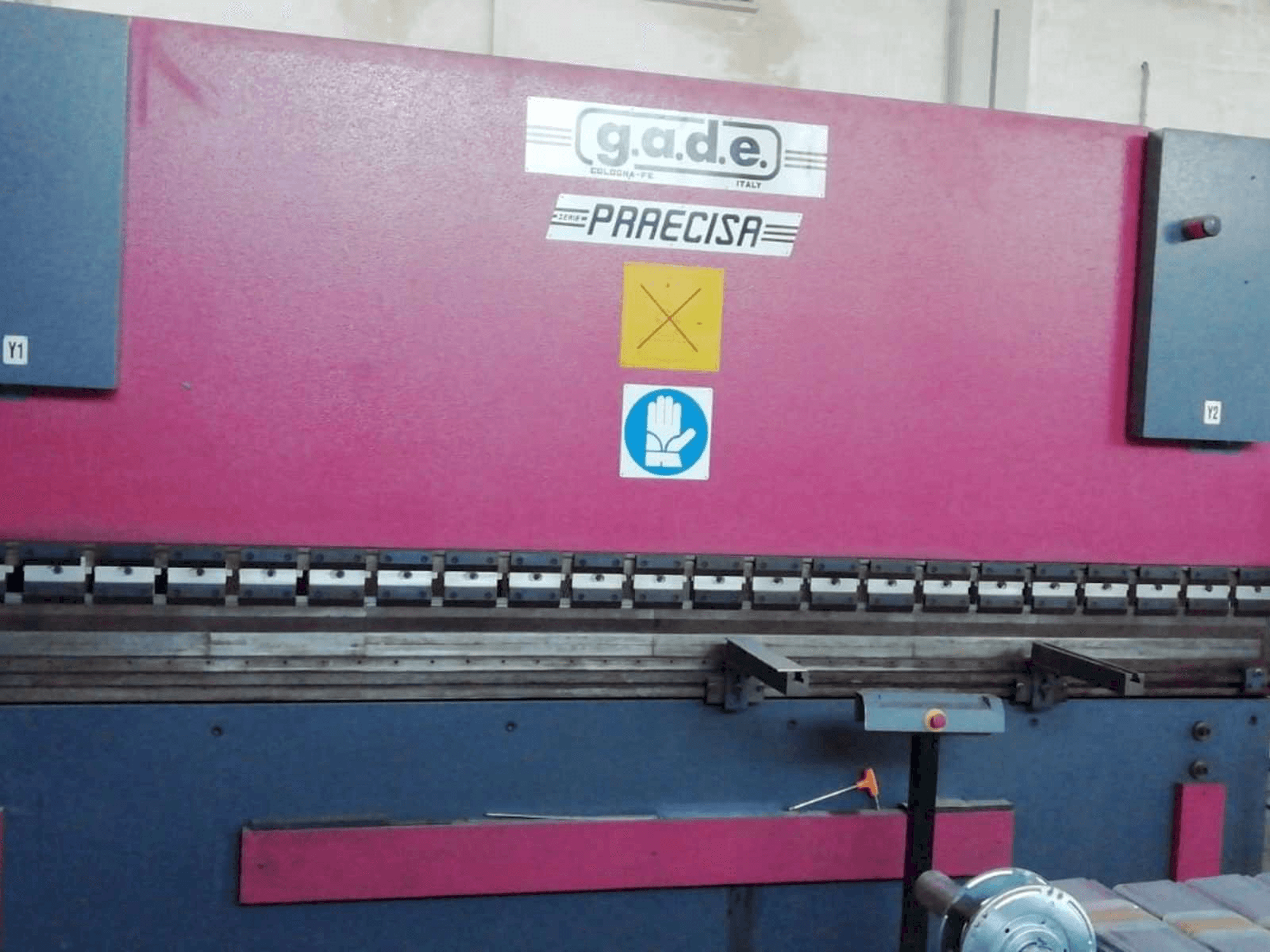 Vista Frontal da Gade PS-C 4120 máquina