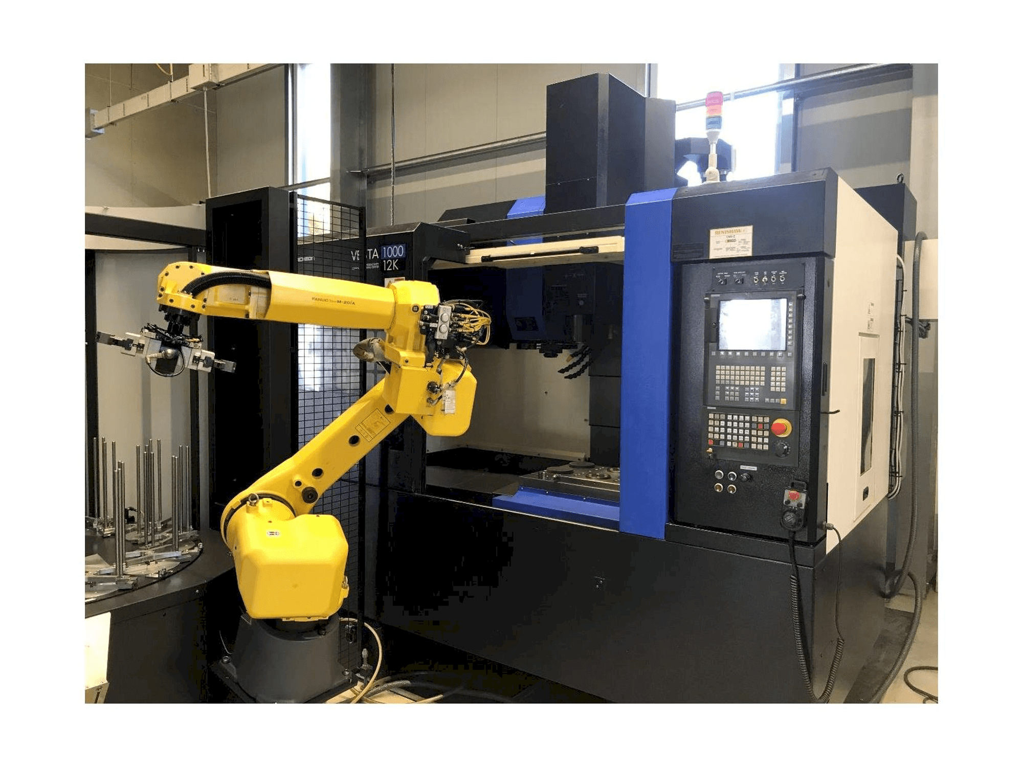 Vista Frontal da HWACHEON Vesta 1000 máquina