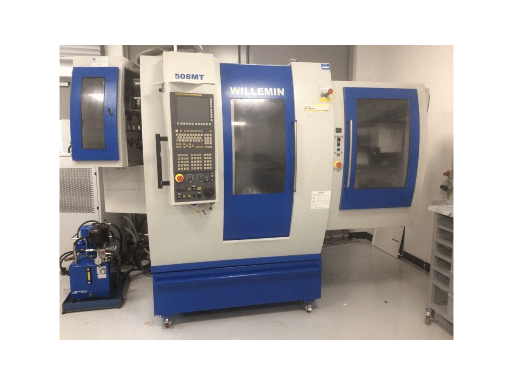 Vista Frontal da Willemin W 508MT máquina