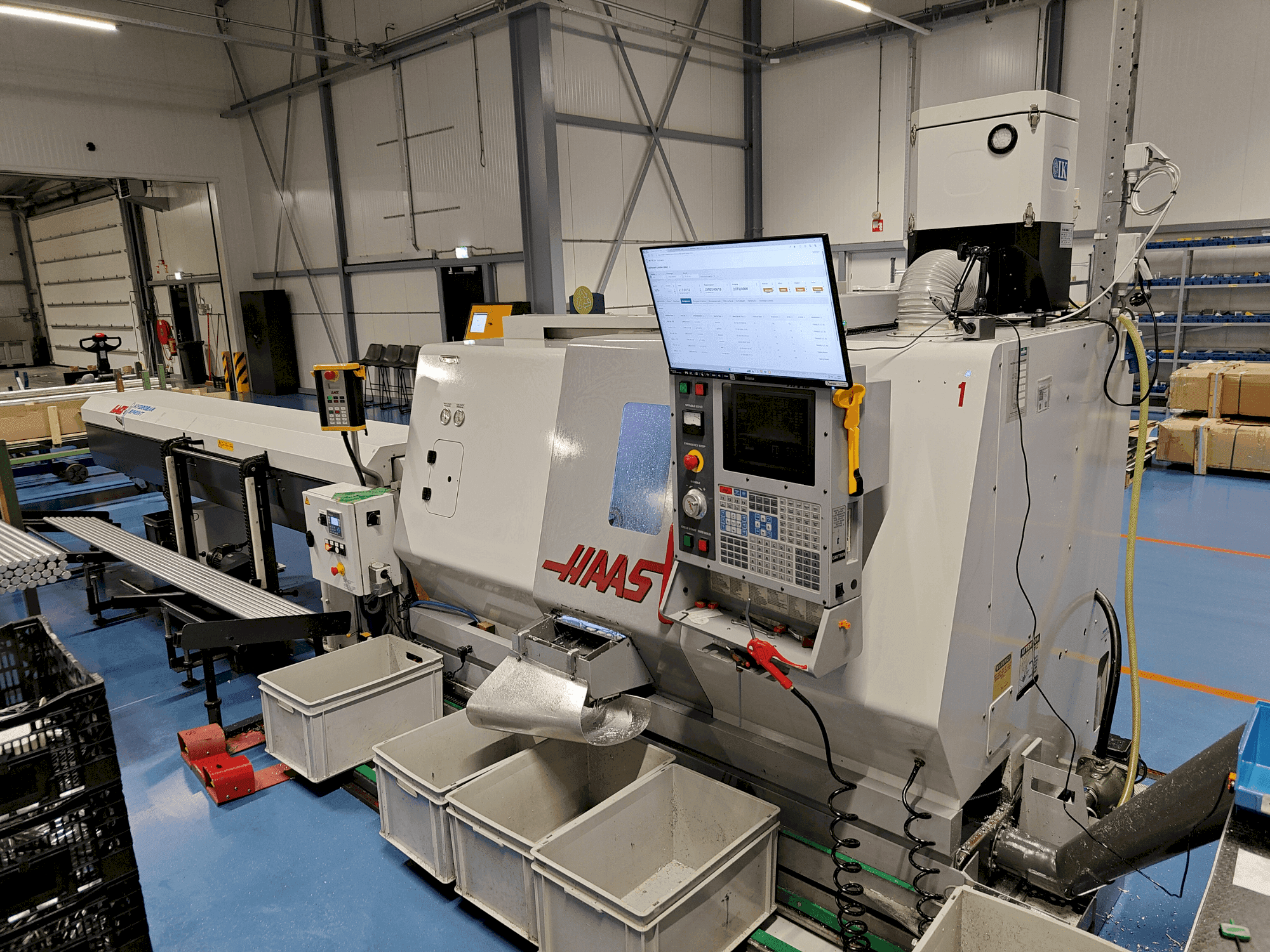 Vista Frontal da HAAS TL-15HE máquina
