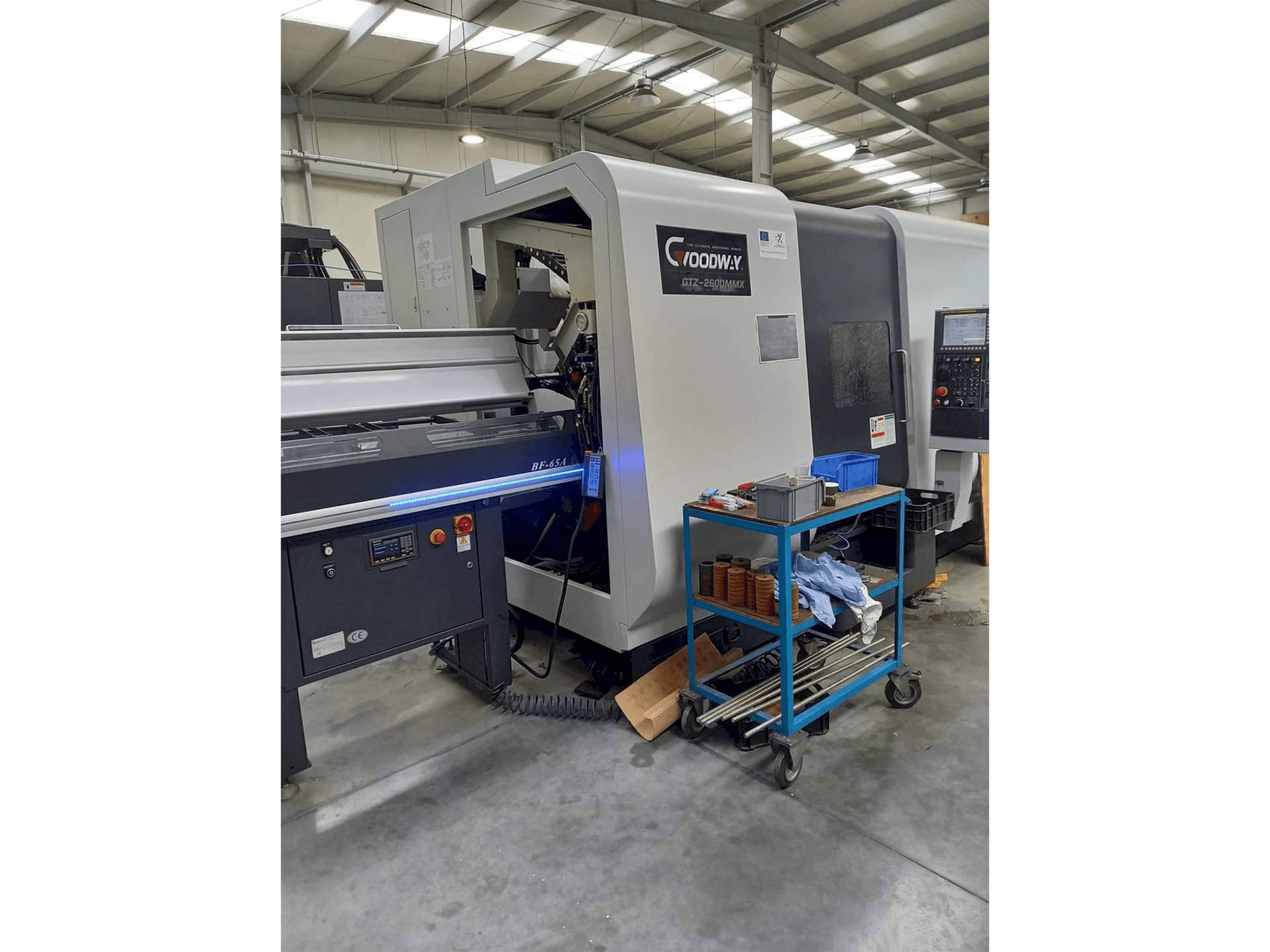 Vista Frontal da Goodway GTZ-2600 MMX máquina