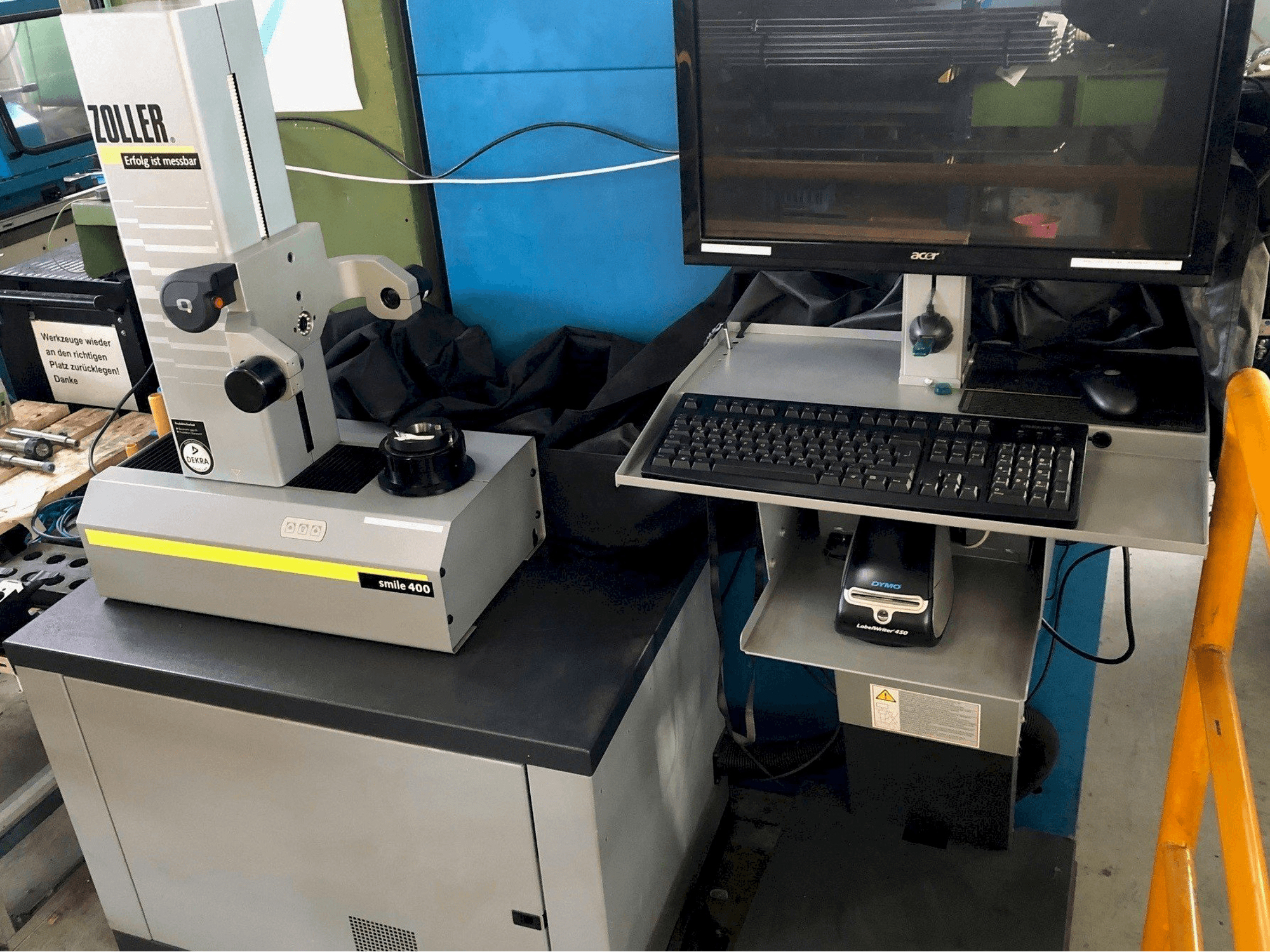 Vista Frontal da Zoller smile 400 máquina