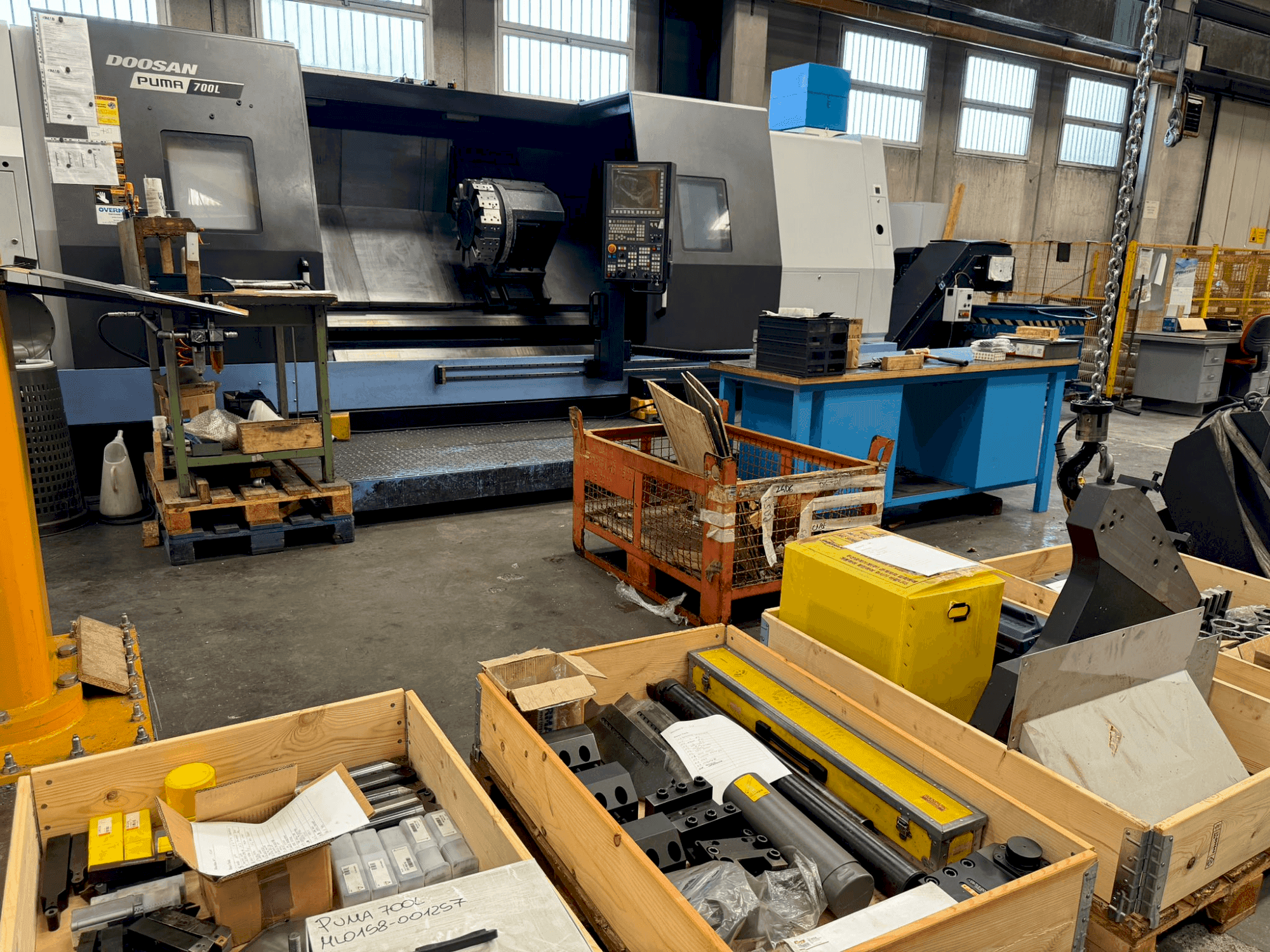 Vista Frontal da DOOSAN PUMA 700L (2020) máquina