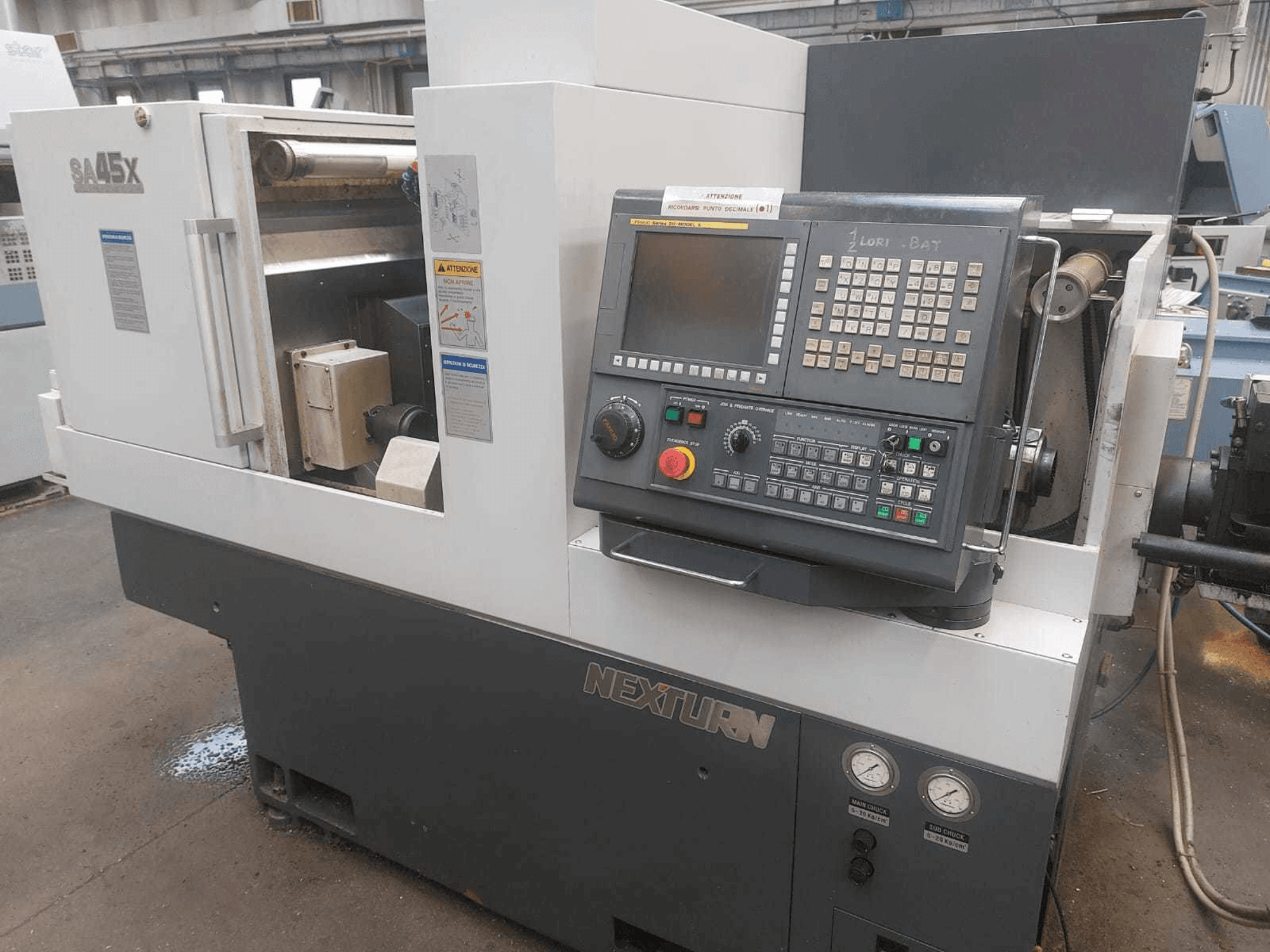 Vista Frontal da Nexturn SA 45X máquina