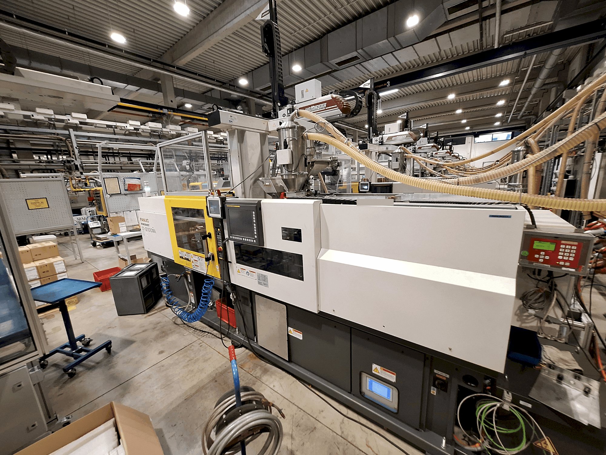 Vista Frontal da FANUC Roboshot S100iA máquina