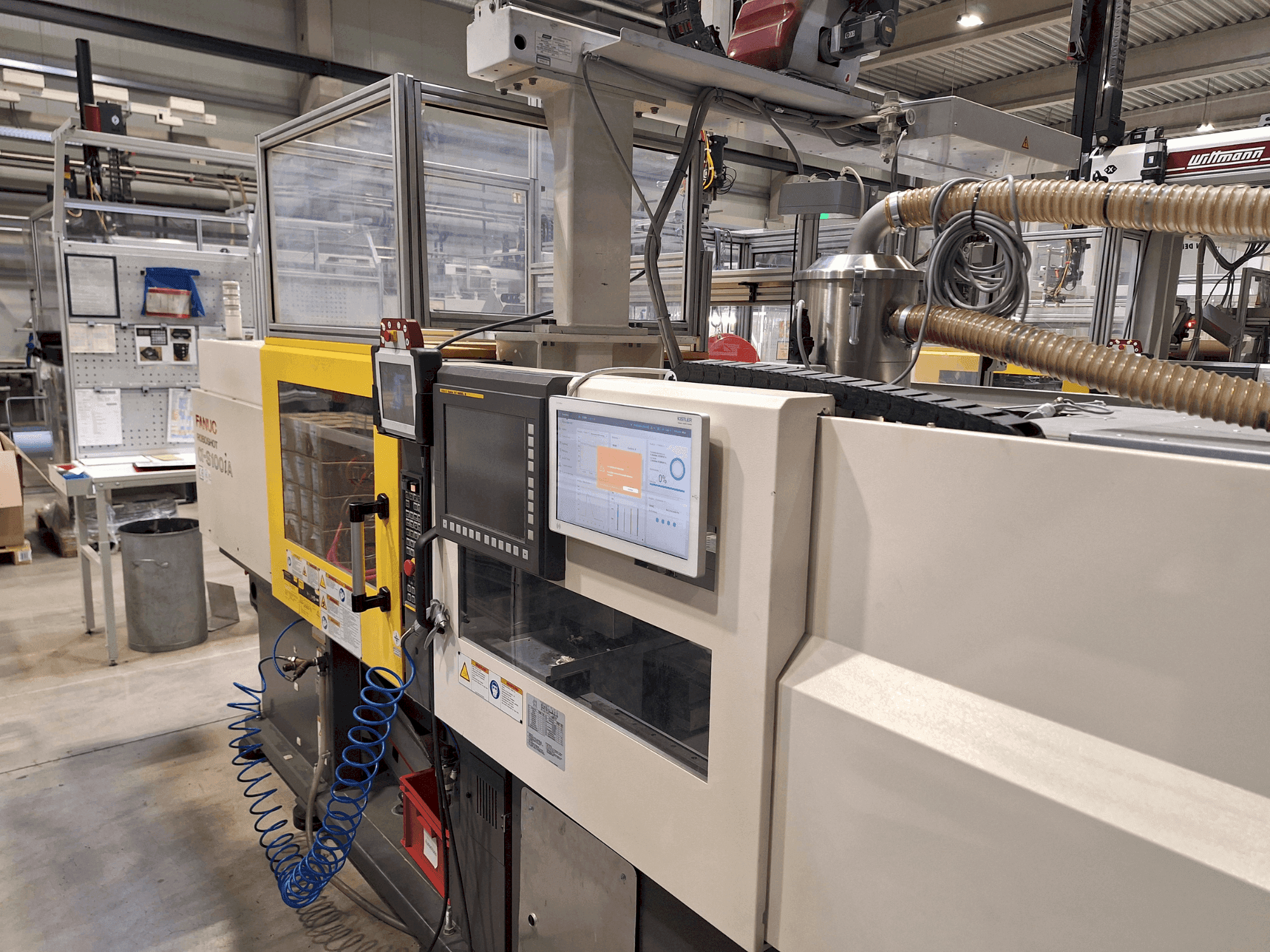 Vista Frontal da FANUC Roboshot S100iA máquina