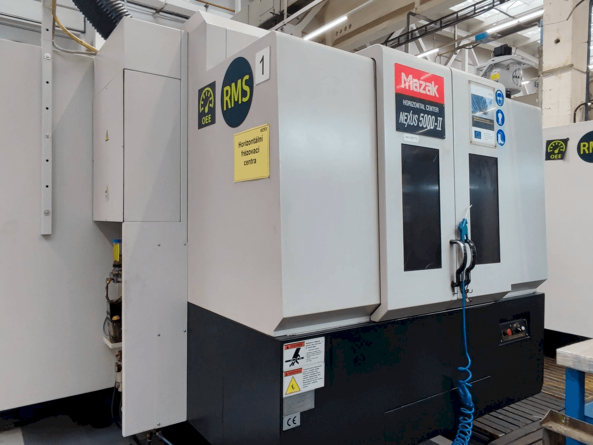 Vista Esquerda da Mazak HCN 5000-II máquina