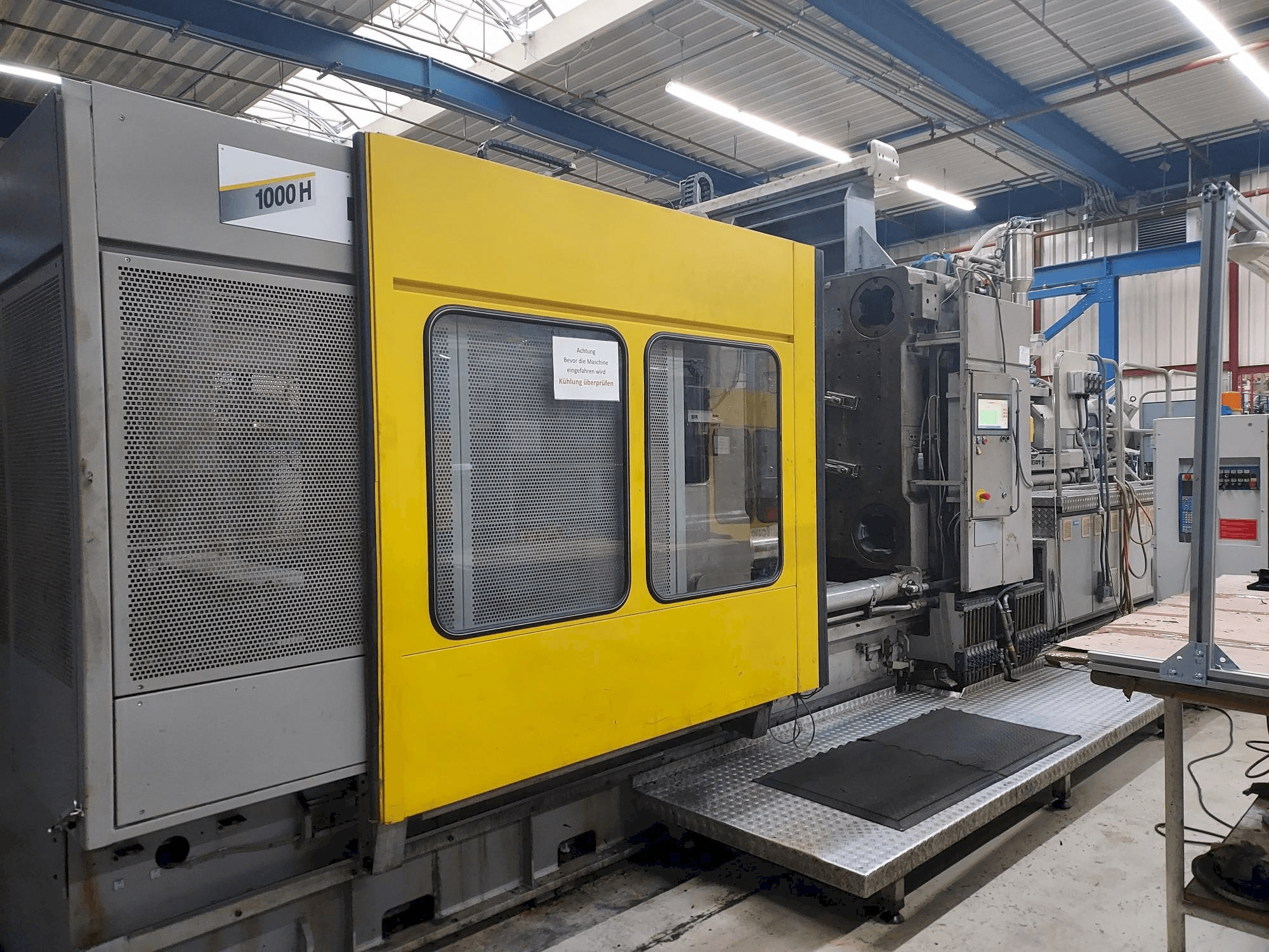 Vista Frontal da Hemscheidt 1000 máquina