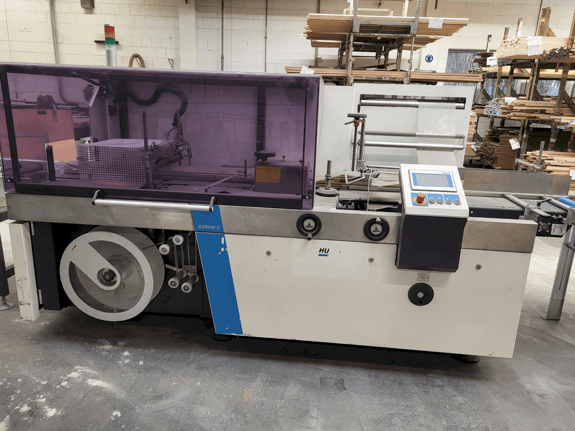 Vista Frontal da HUGO BECK servo X máquina