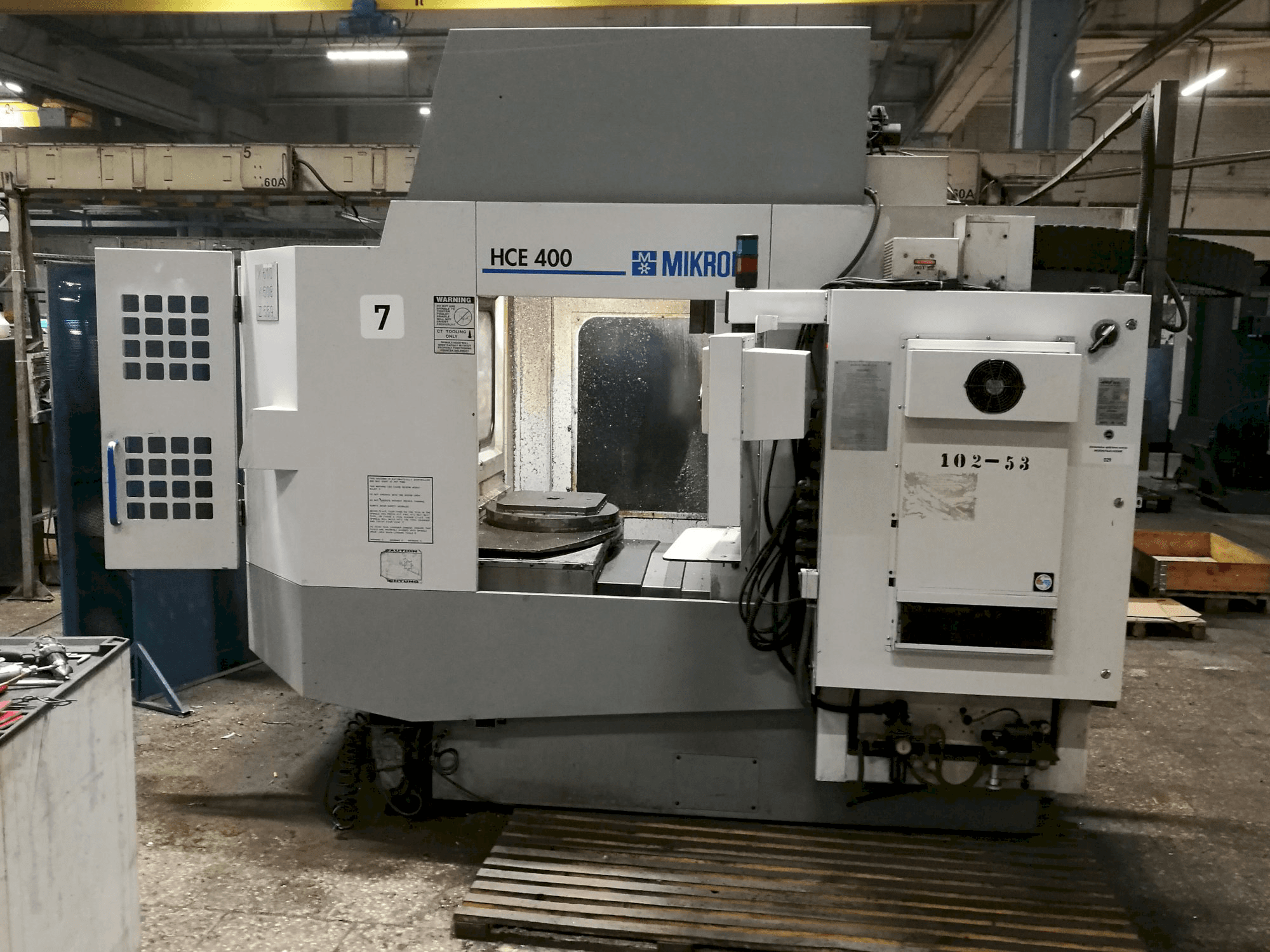 Vista Frontal da HAAS HS-1 máquina
