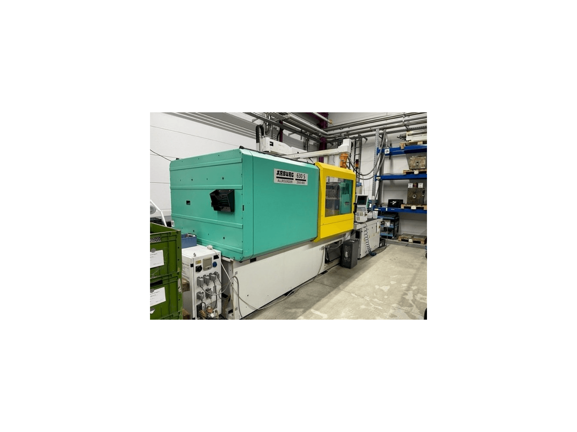 Vista Frontal da Arburg 420C 1000-250 máquina