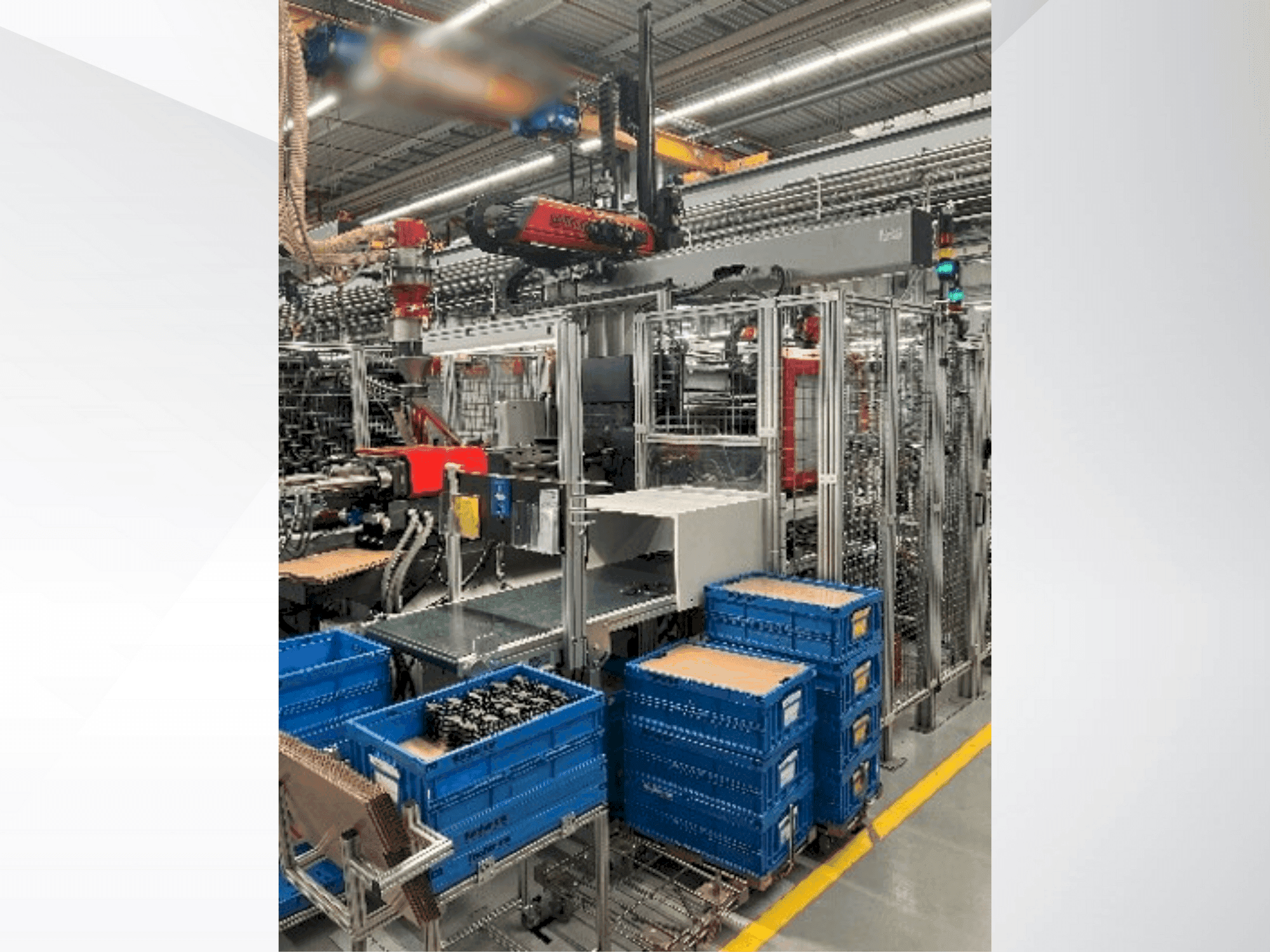 Vista Frontal da Arburg Allrounder 470 S 1300-350 (2004) máquina