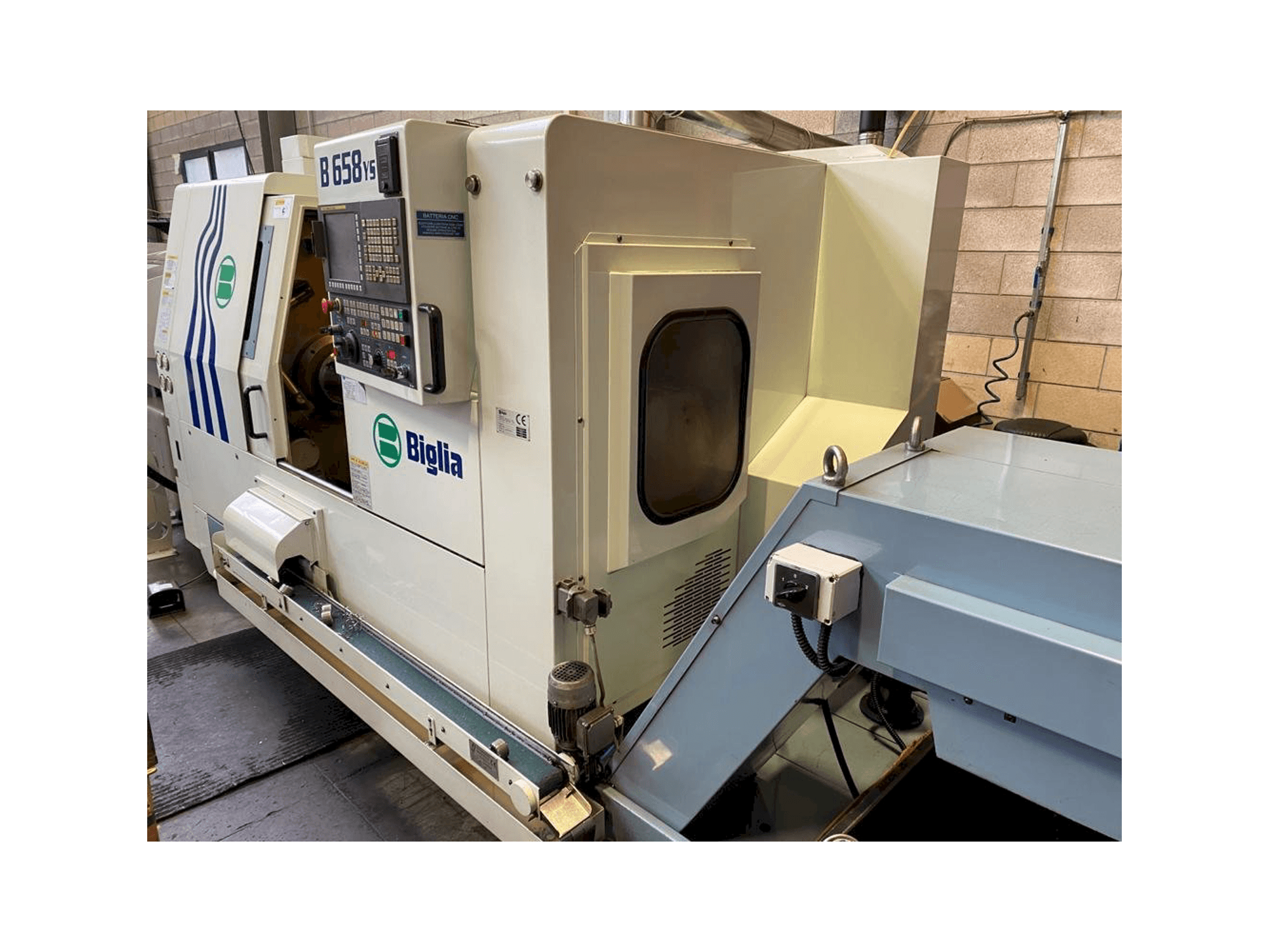 Vista Lateral da Biglia B658 YS máquina