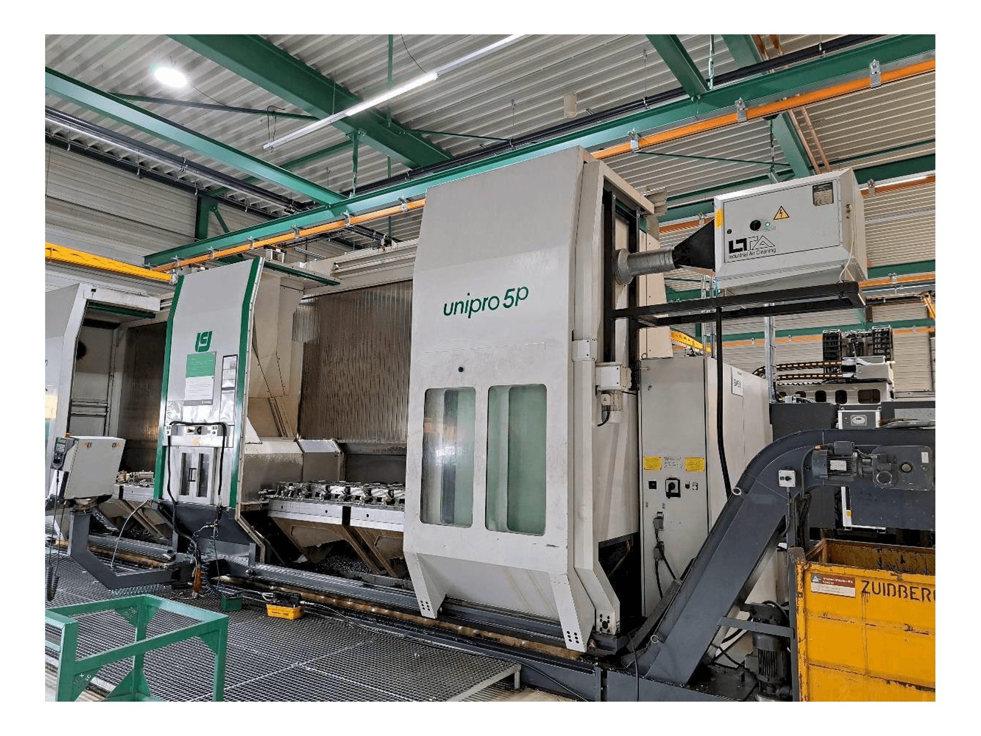 Vista Frontal da Unisign Unipro 5P máquina