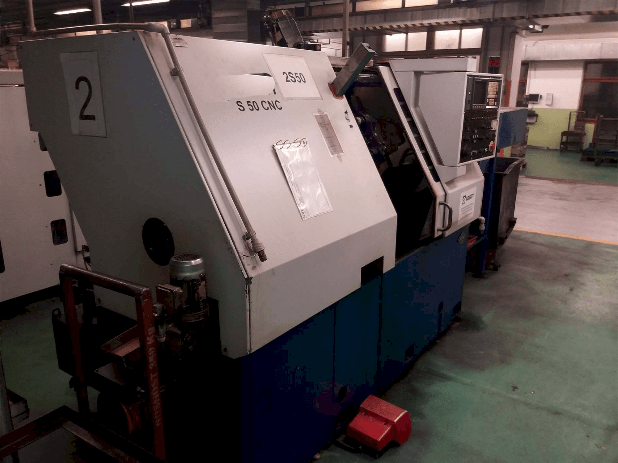 Vista Frontal da ZPS S-50 CNC máquina
