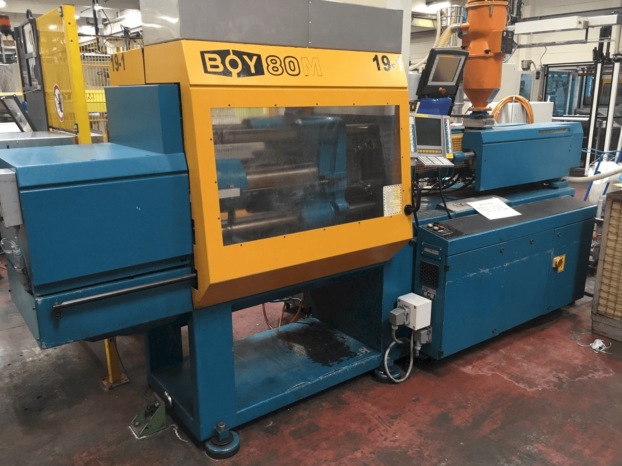 Vista Frontal da Dr. Boy 80M máquina