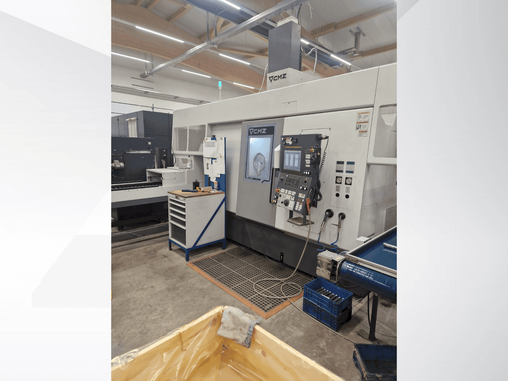 Vista Frontal da CMZ TTL-66-66-TTY-T2Y máquina