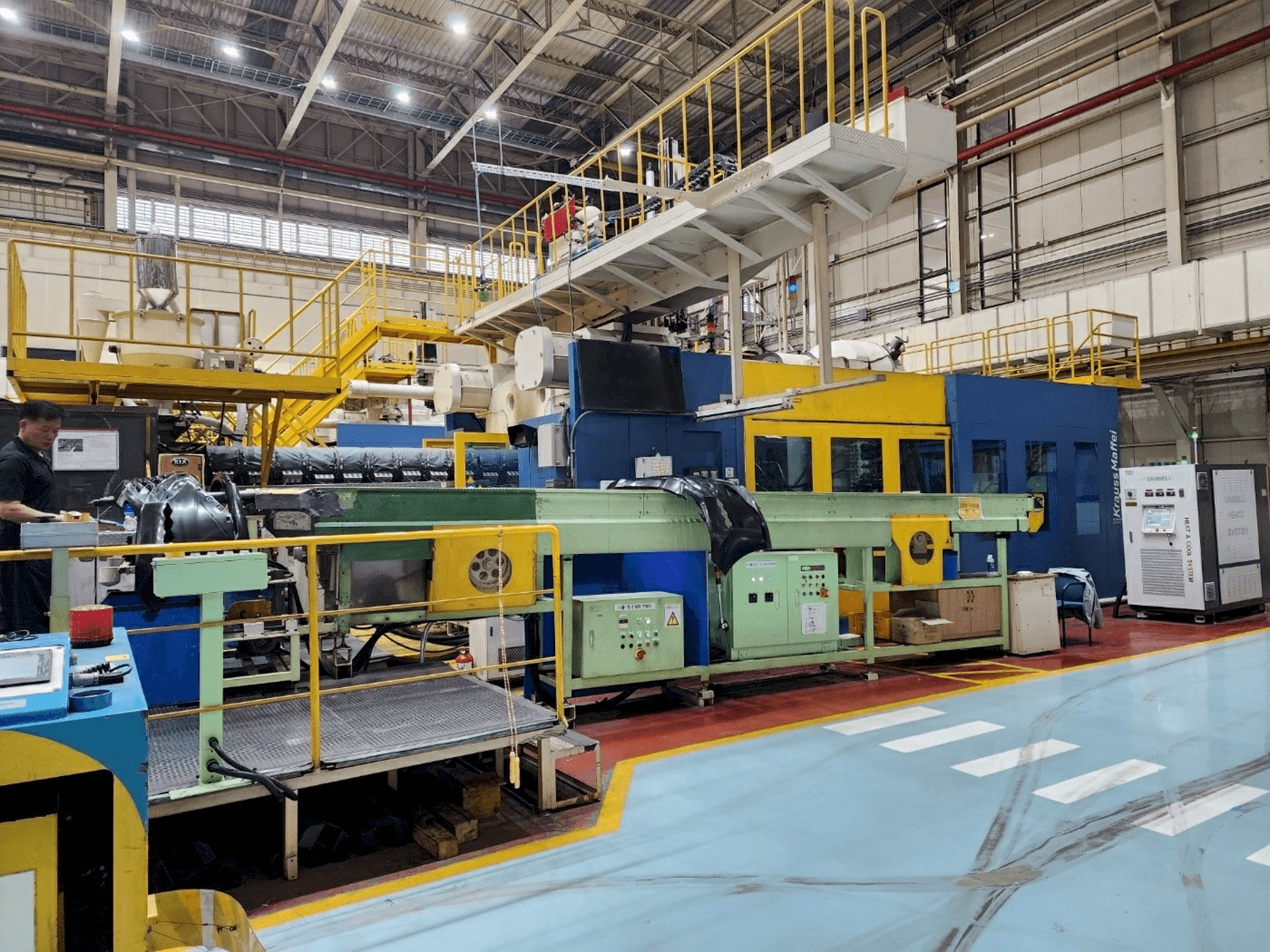 Vista Frontal da Krauss Maffei 3200-24500 máquina