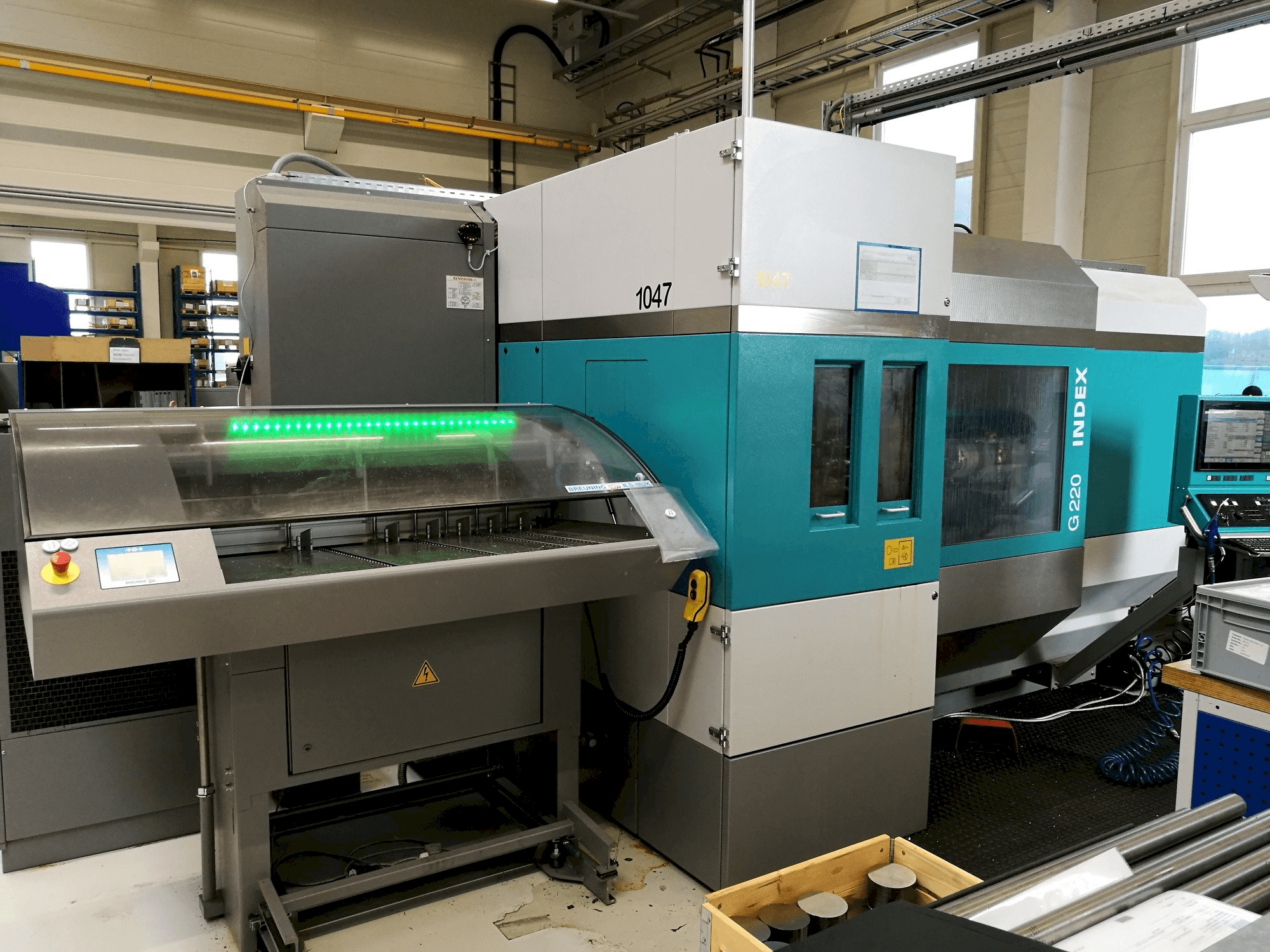 Vista Frontal da Index G220 máquina