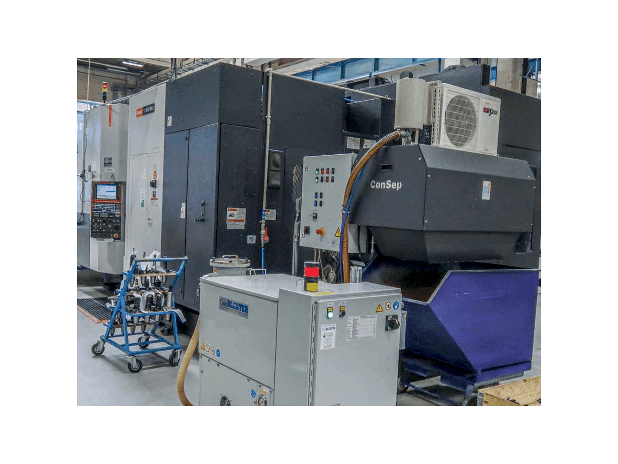 Vista Frontal da Mazak NEXUS HCN 6000 II máquina