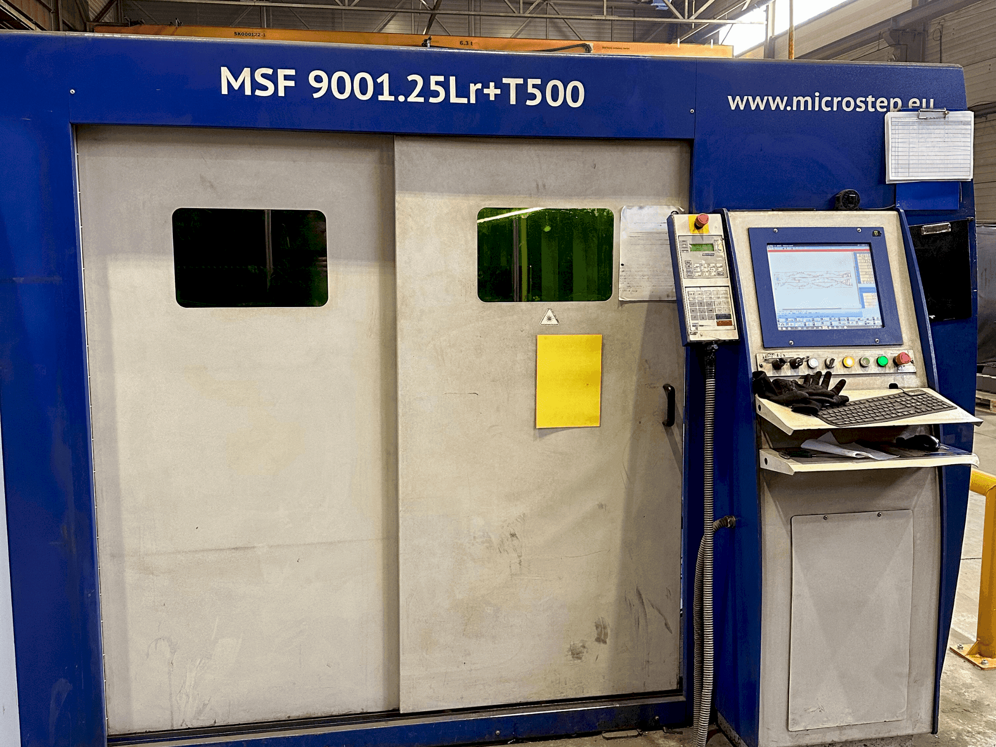 Vista Frontal da MicroStep MSF 9001.25Lr+T500 (2015) máquina