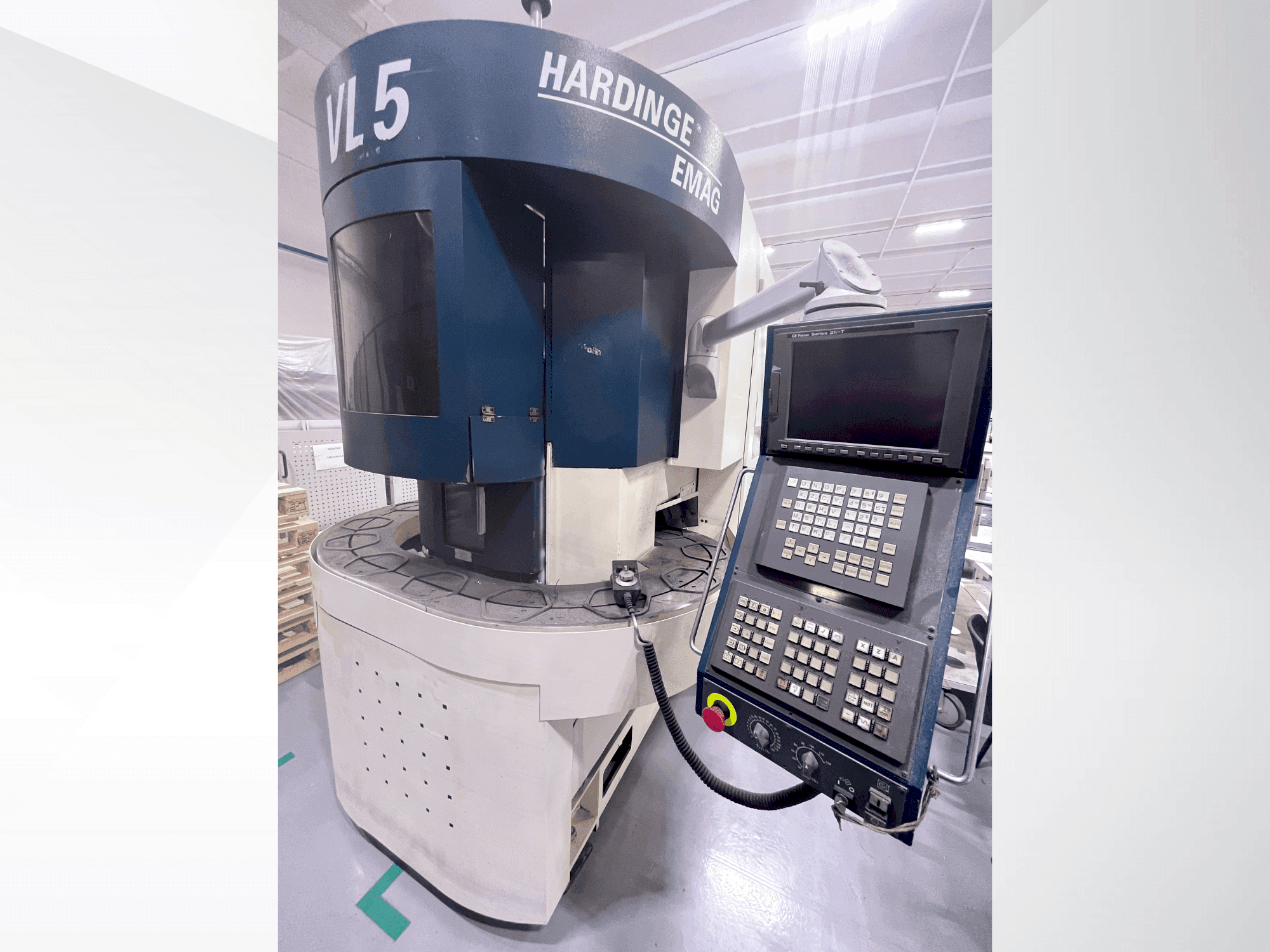 Vista Frontal da HARDINGE VL-5 máquina