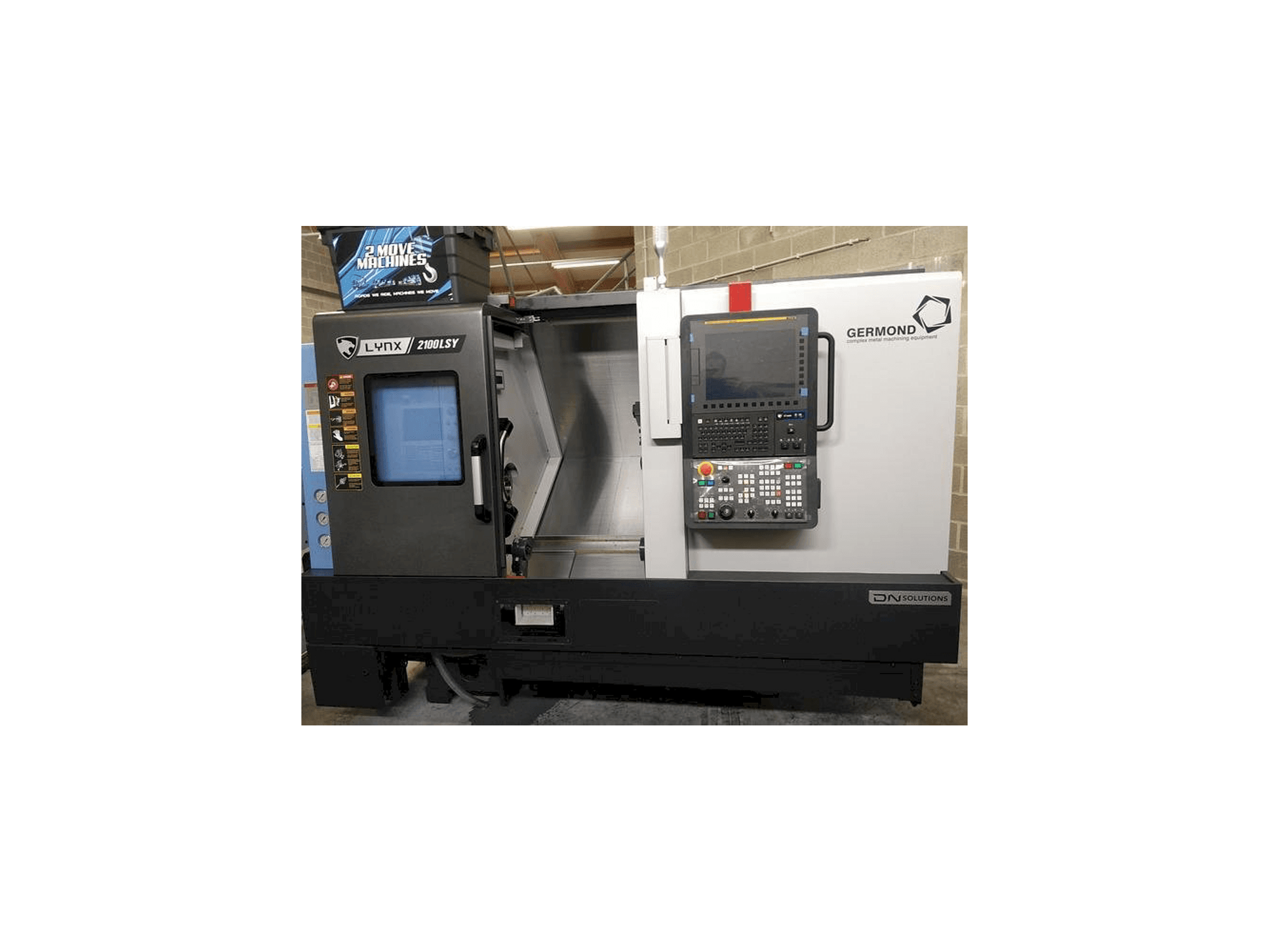 Vista Frontal da DN SOLUTIONS LYNX 2100 LSYB máquina