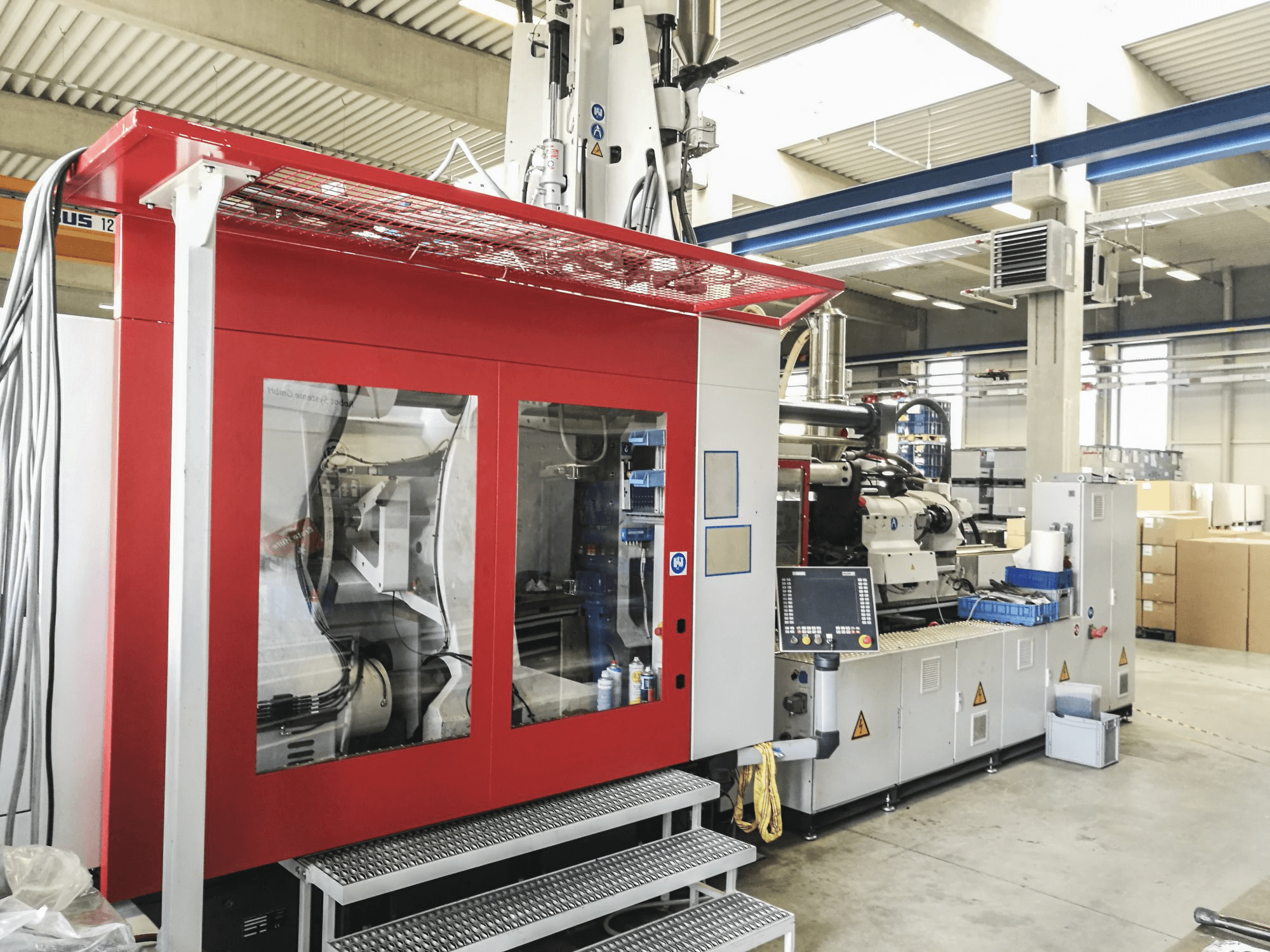 Vista Esquerda da FERROMATIK MILACRON MM 800-4880/MSW máquina