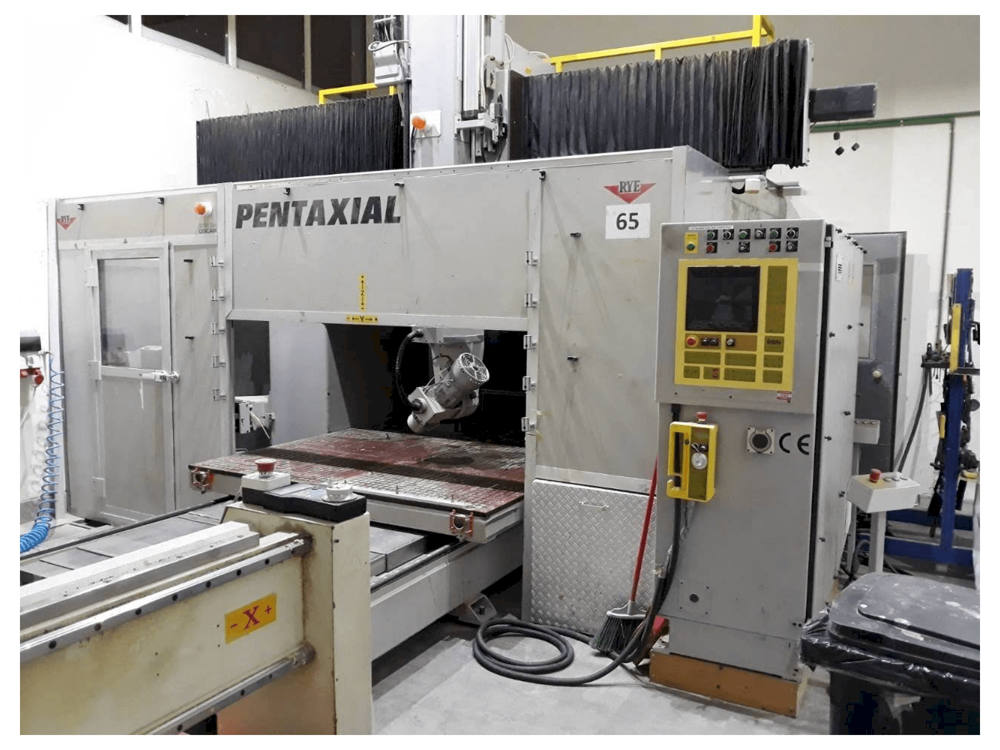 Vista Frontal da Rye Pentaxial 1710TP máquina