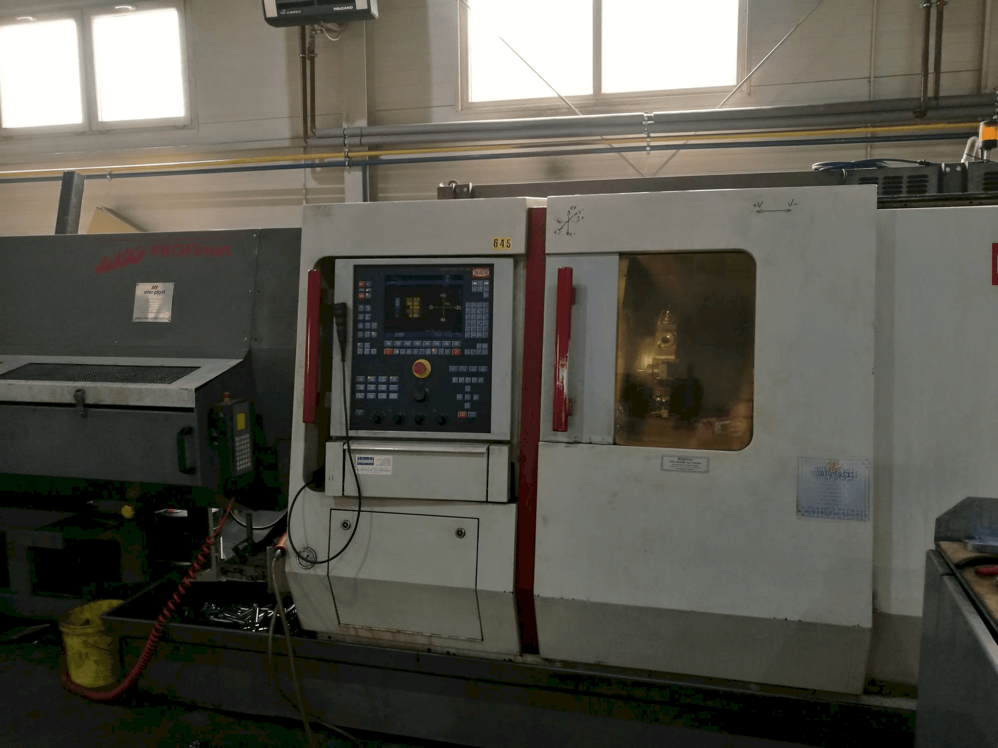 Vista Frontal da TRAUB TNC 42/65 máquina