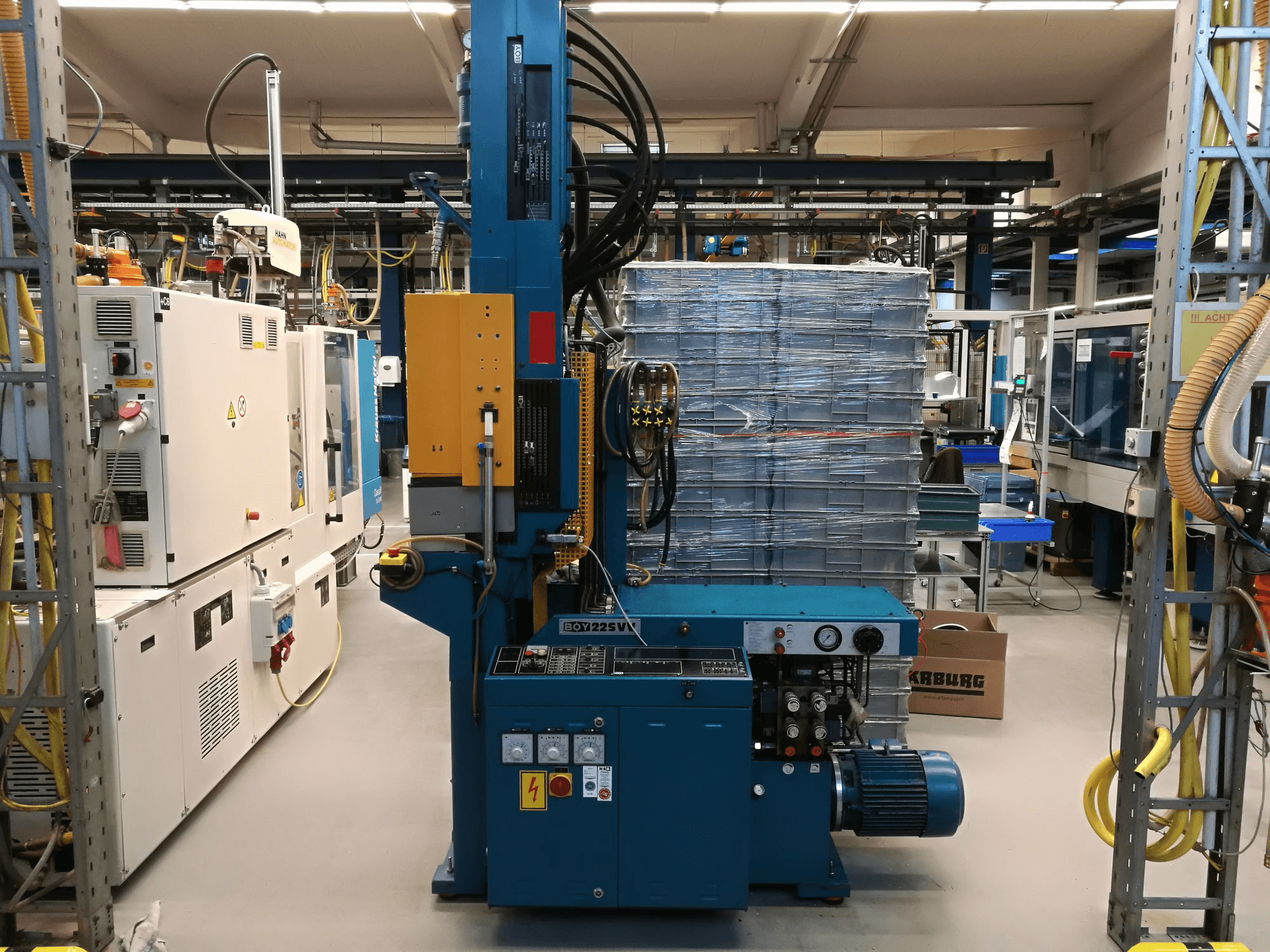 Vista Frontal da BOY 22 S VV máquina