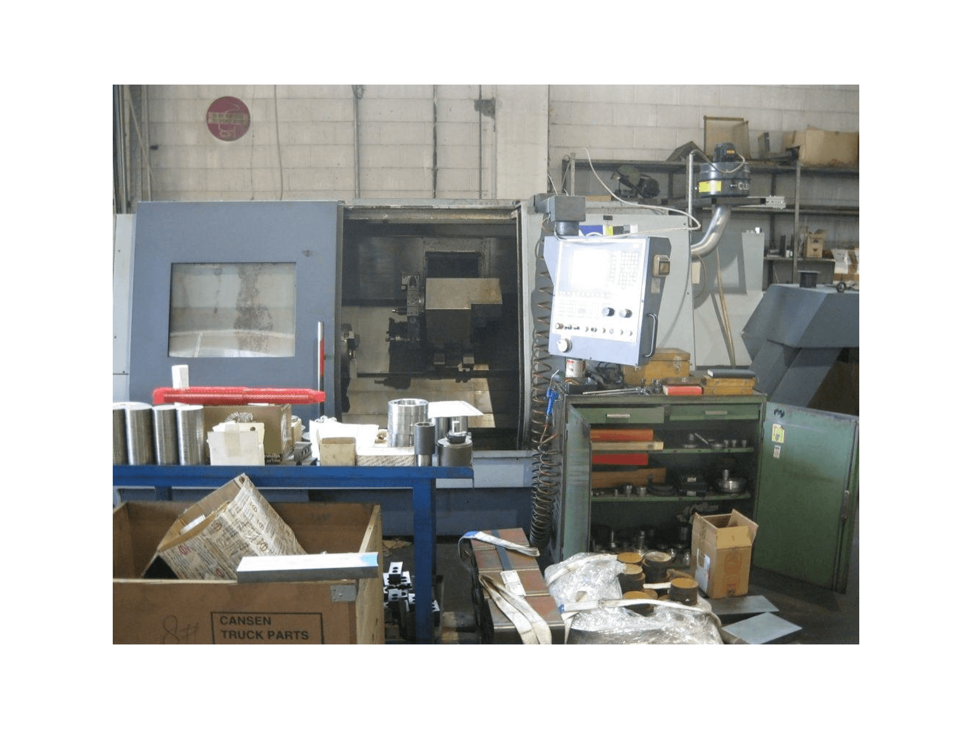 Vista Frontal da EMCO PADOVANI 500 máquina