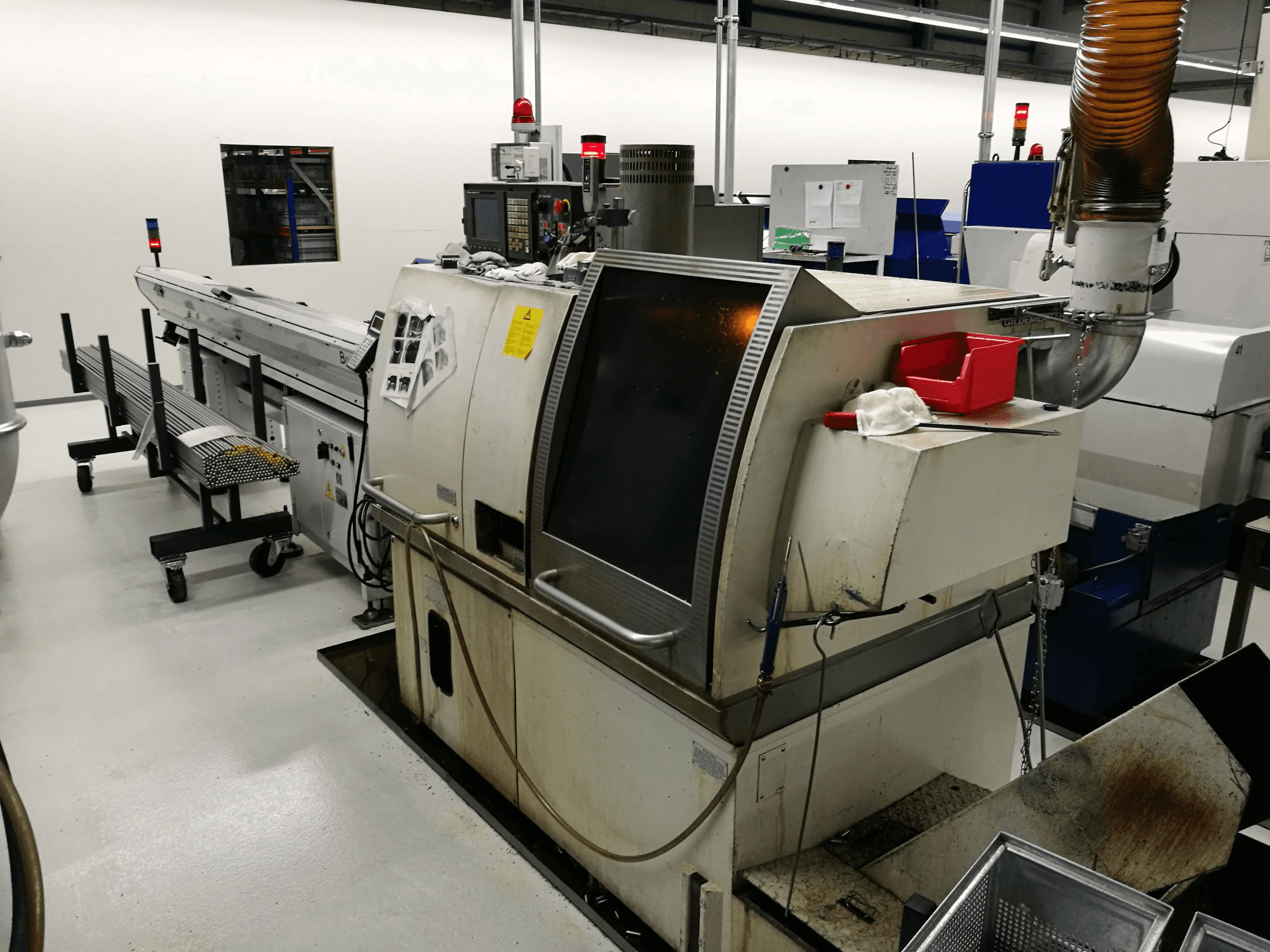 Detalhe da Gildemeister GD 20 máquina
