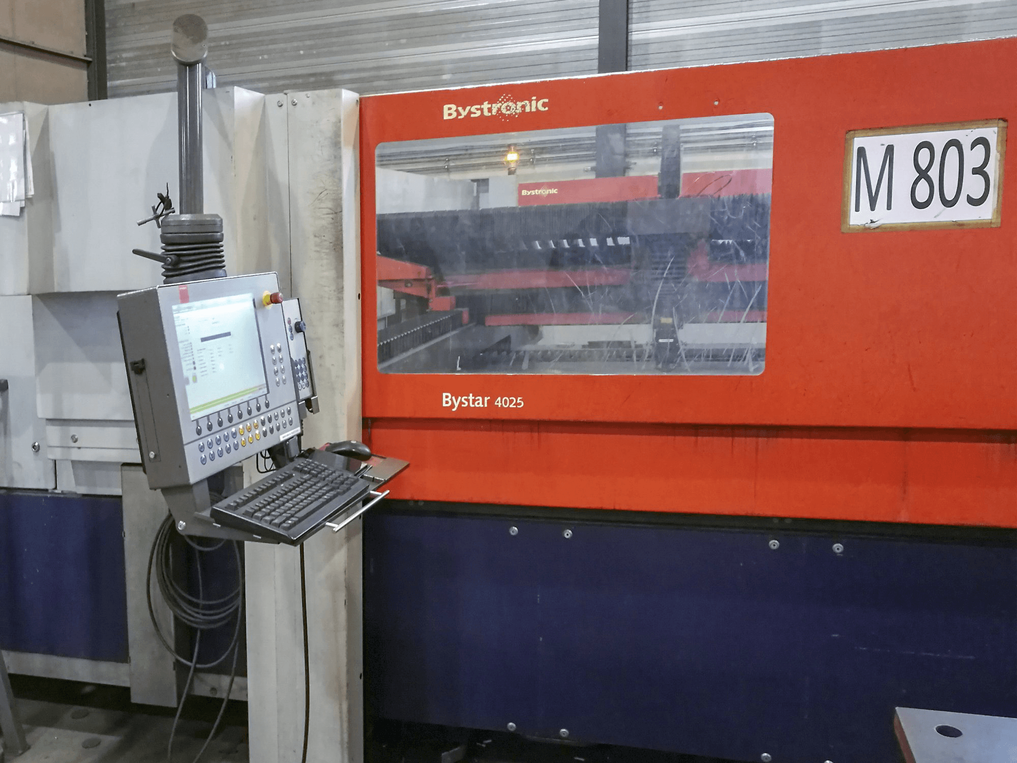 Vista Frontal da Bystronic Bystar 4025 NT 80 máquina