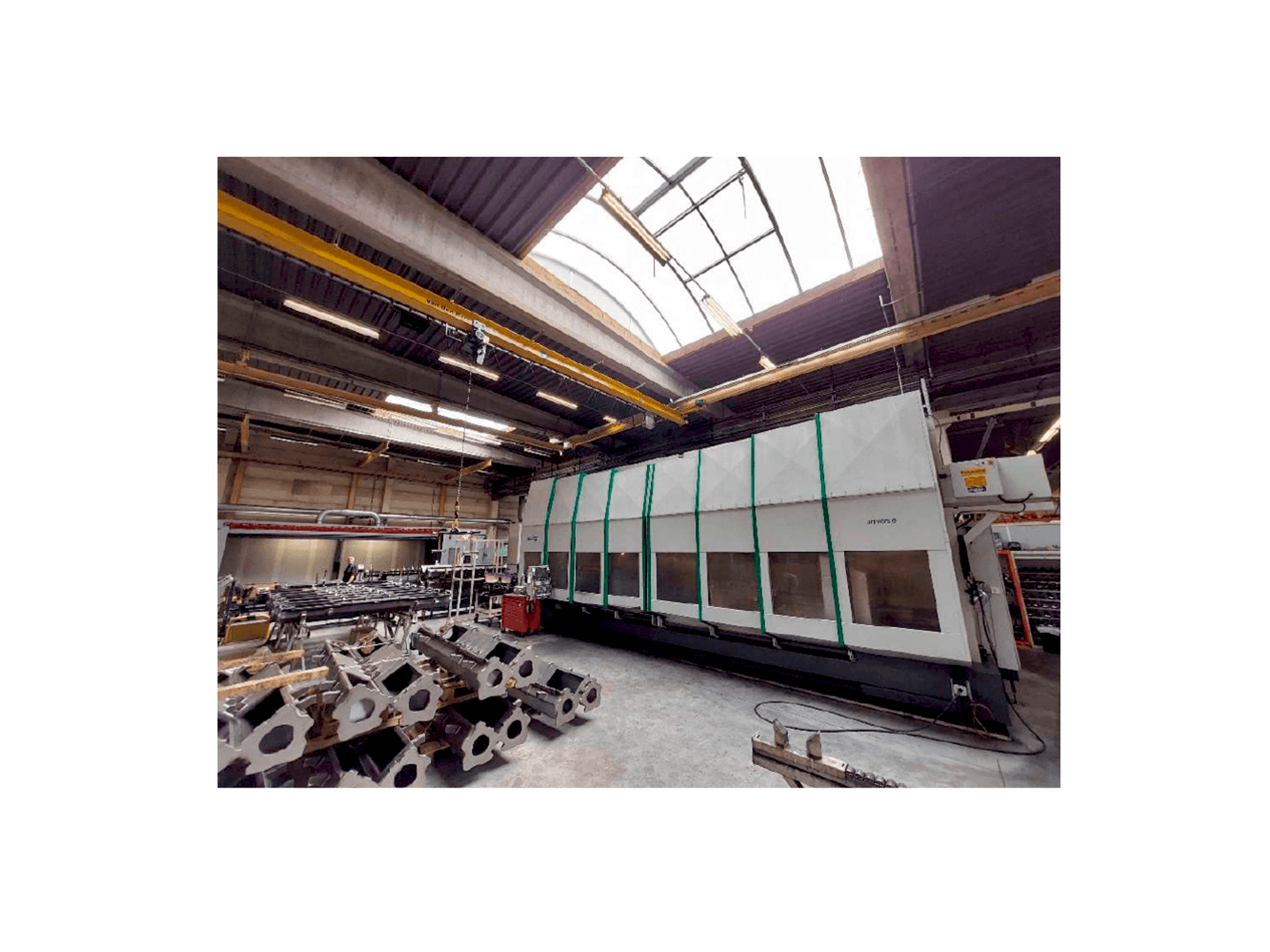 Vista Frontal da Unisign Univers 6 máquina