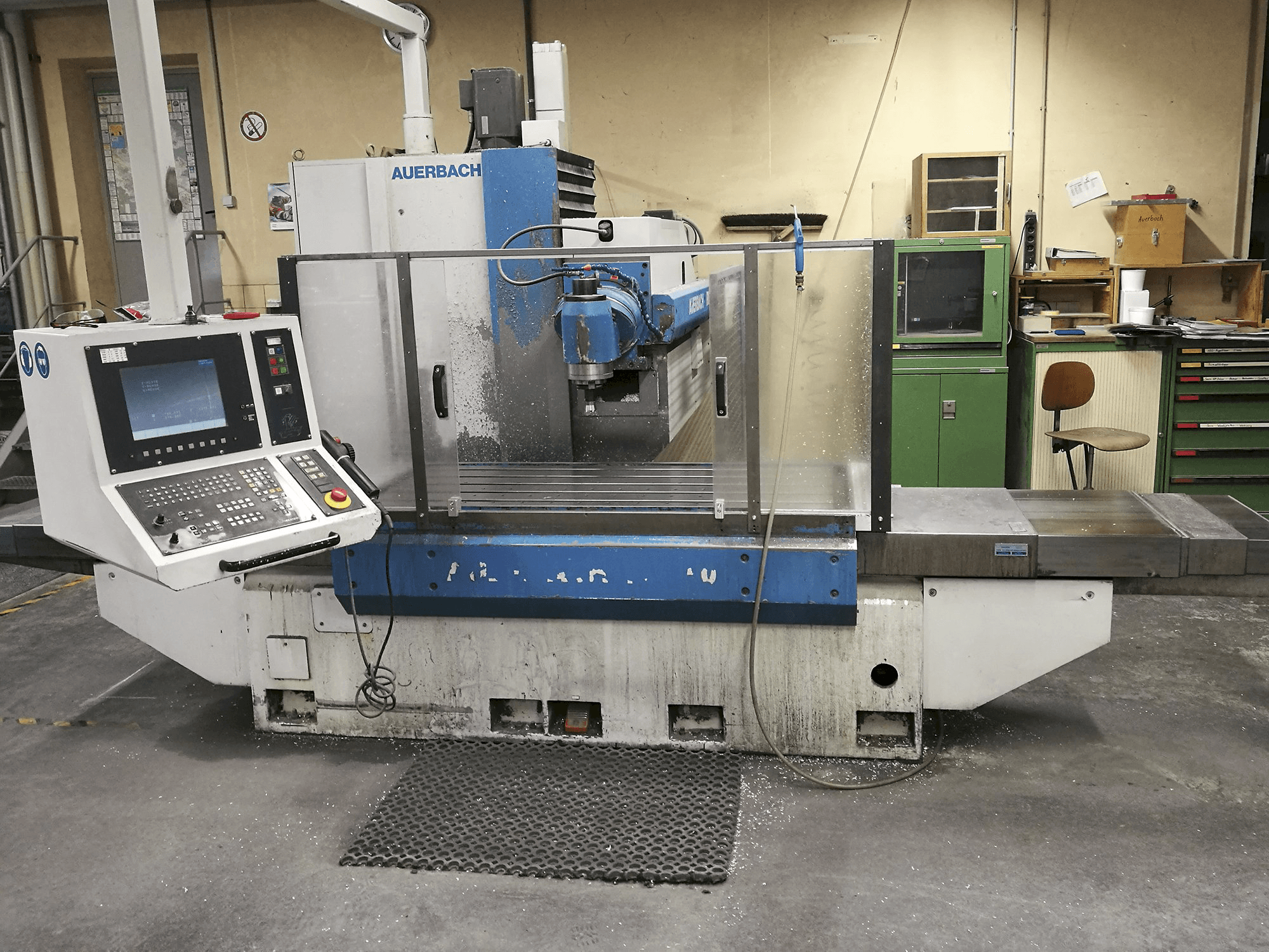 Vista Frontal da Auerbach FBE 1500 máquina