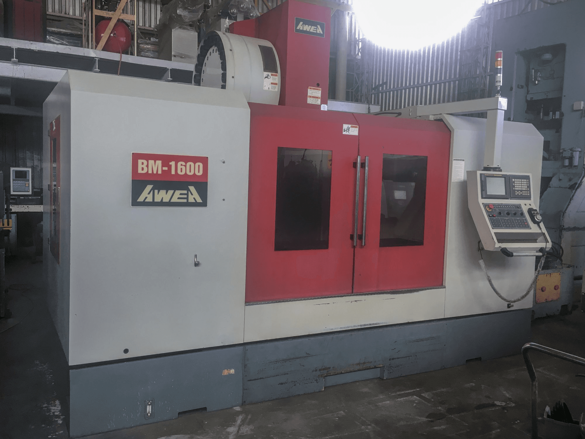 Vista Esquerda da AWEA BM-1600 máquina